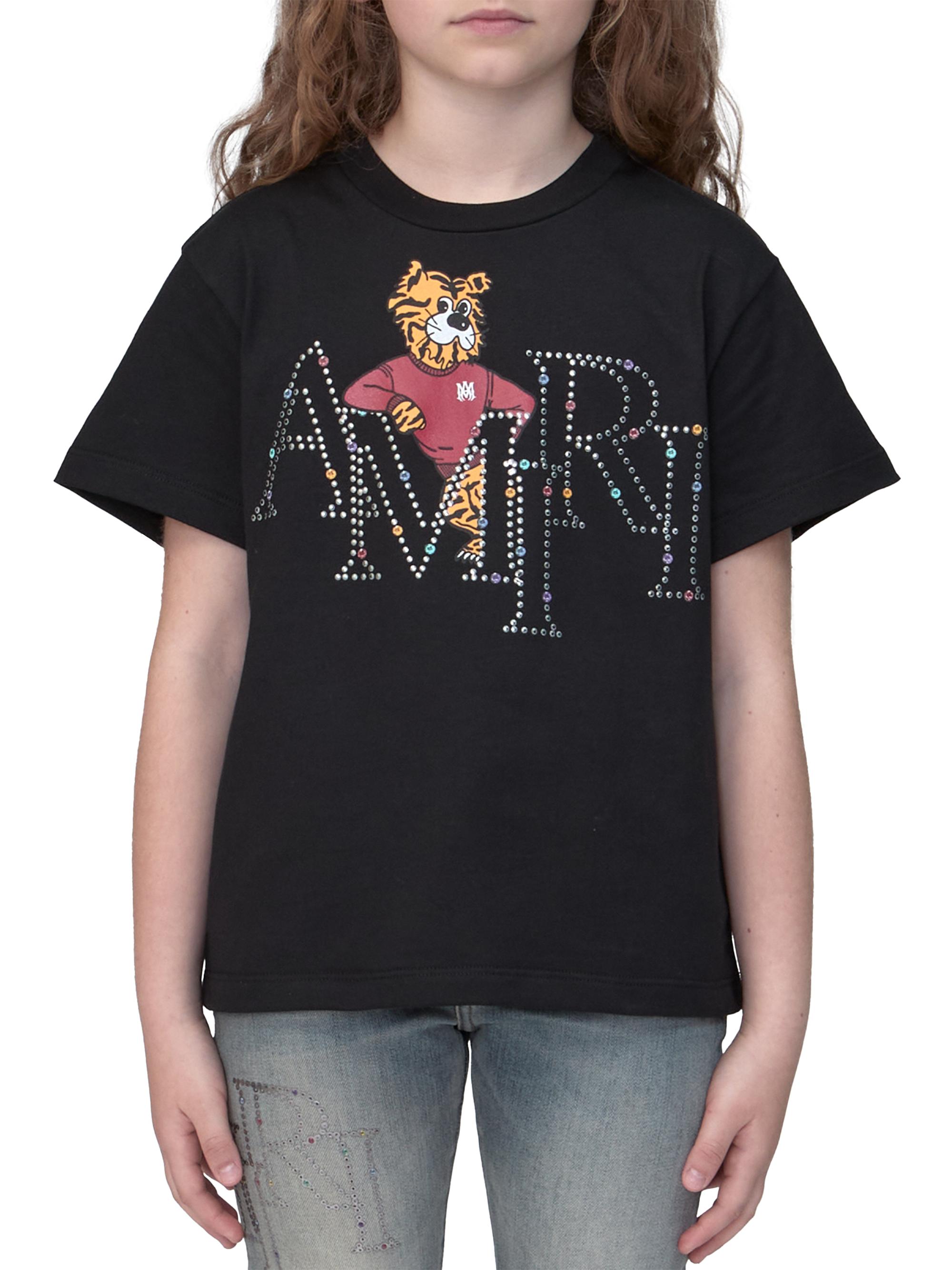 Amiri Little Kid's & Kid's Staggered Tiger T-Shirt - Black