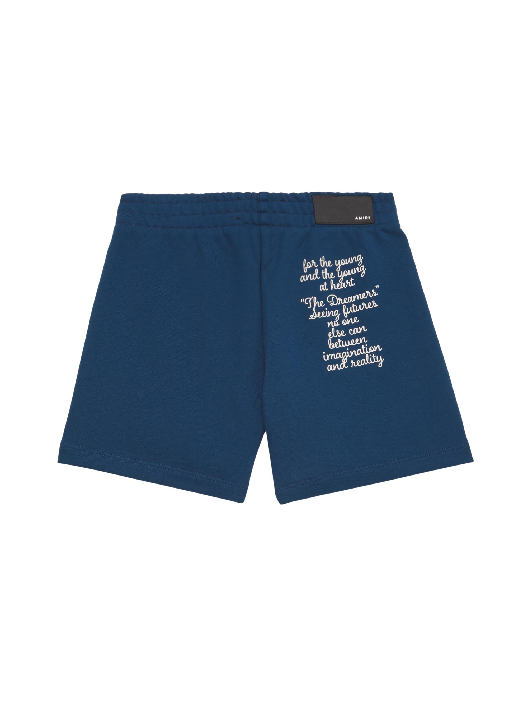 Little Kid's & Kid's Cotton Varsity Patch Logo Sweatshorts