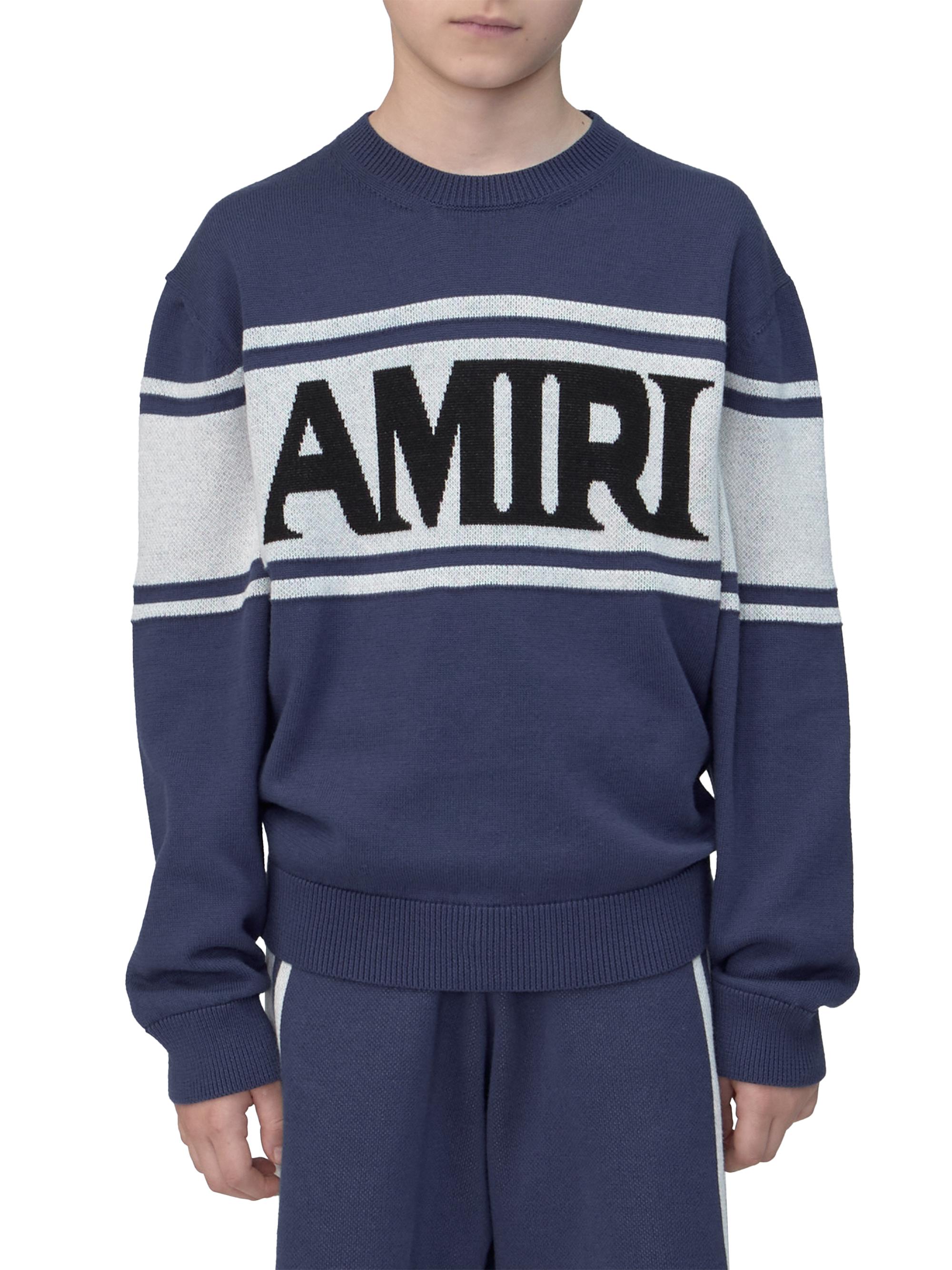 Amiri Little Kid's & Kid's Logo Sport Sweater - Midnight Blue