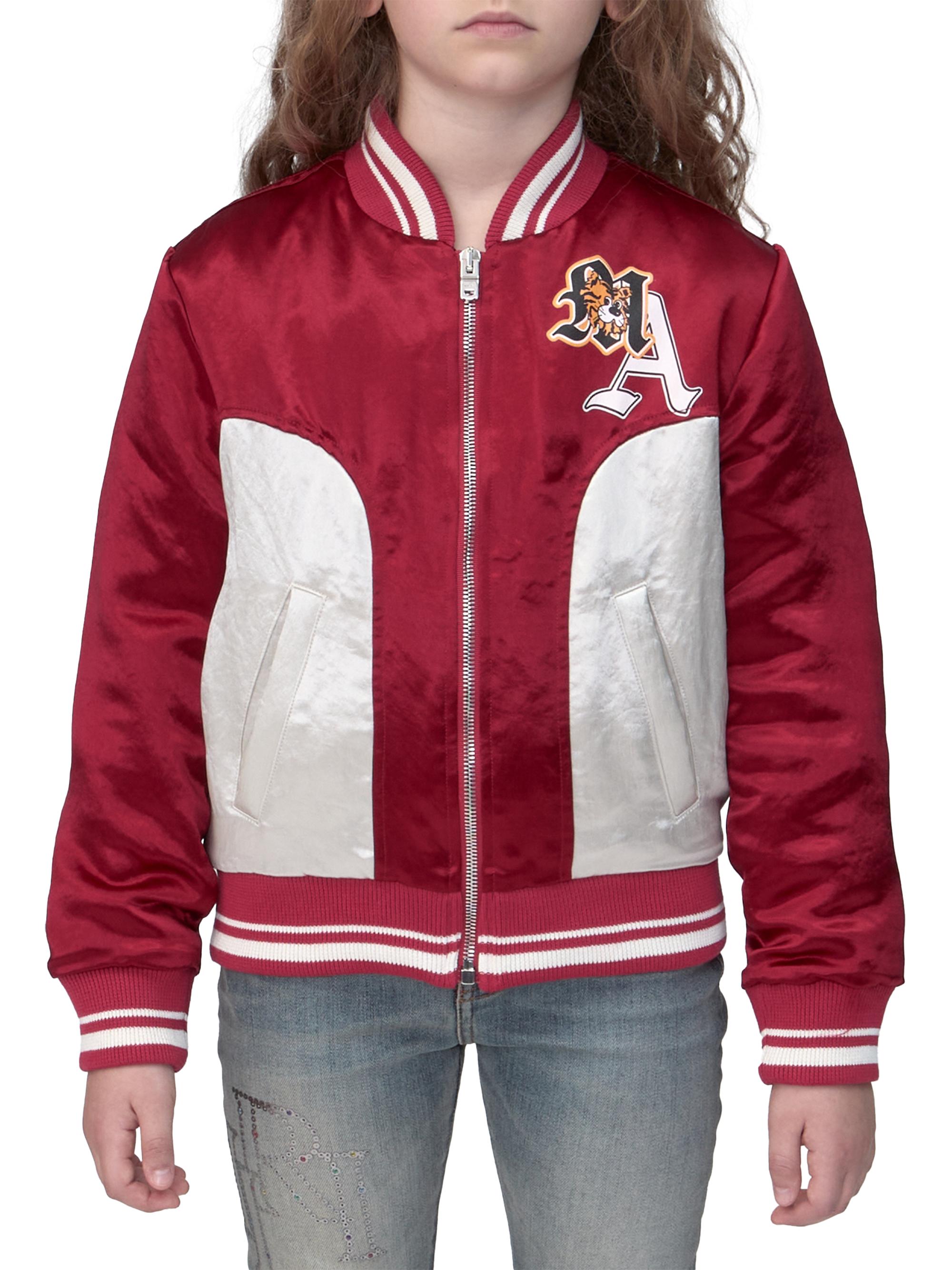 Amiri Little Kid's & Kid's Varsity Patch Jacket - Red Rose