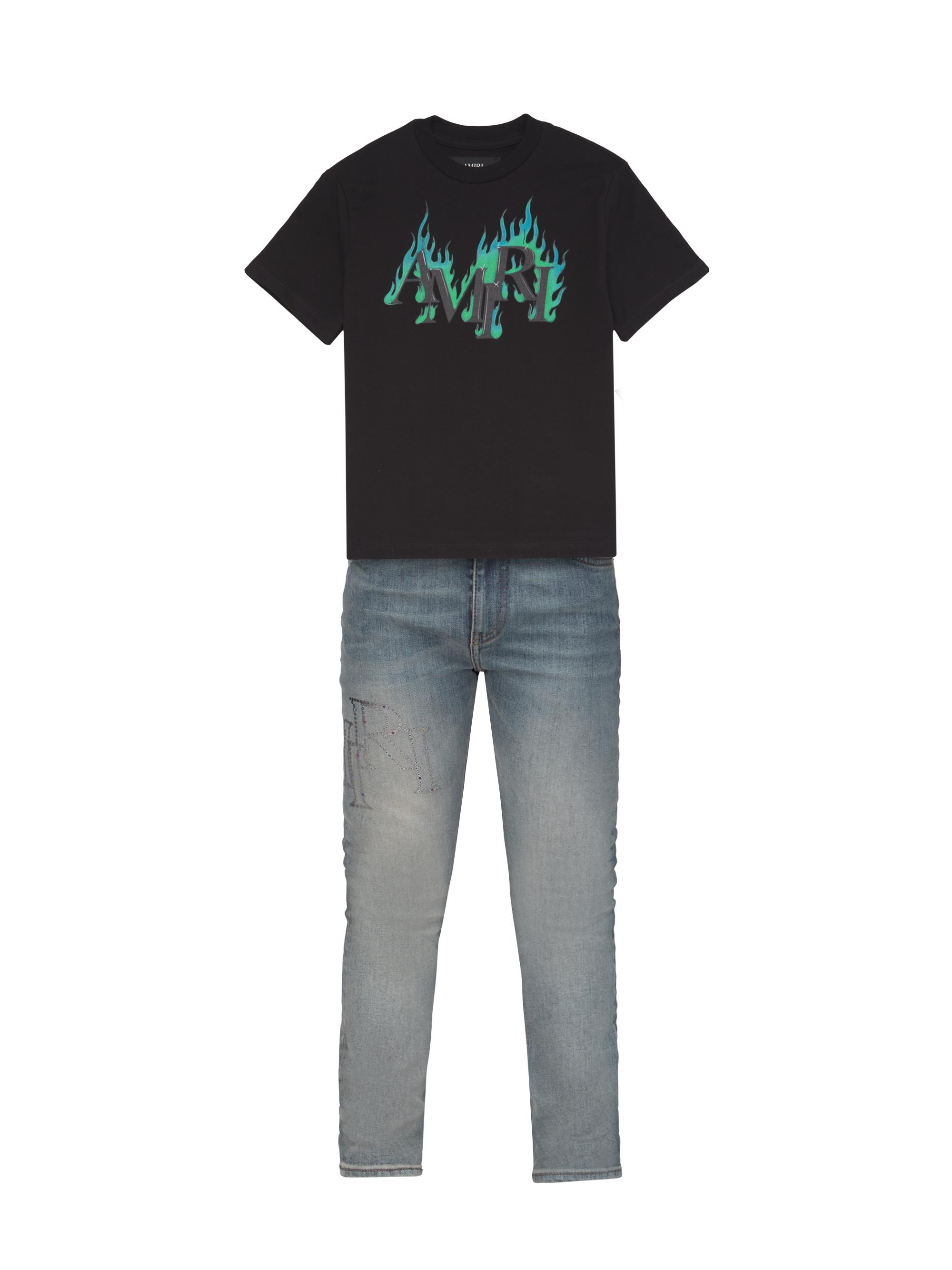 Little Kid's & Kid's Cotton Flame Logo Graphic T-Shirt