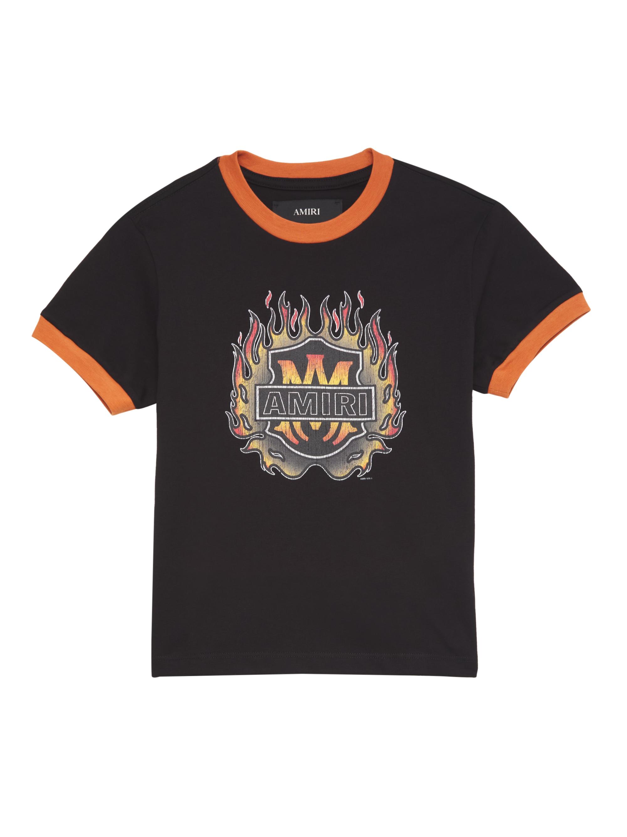 Little Kid's & Kid's Cotton Flame Logo Graphic T-Shirt