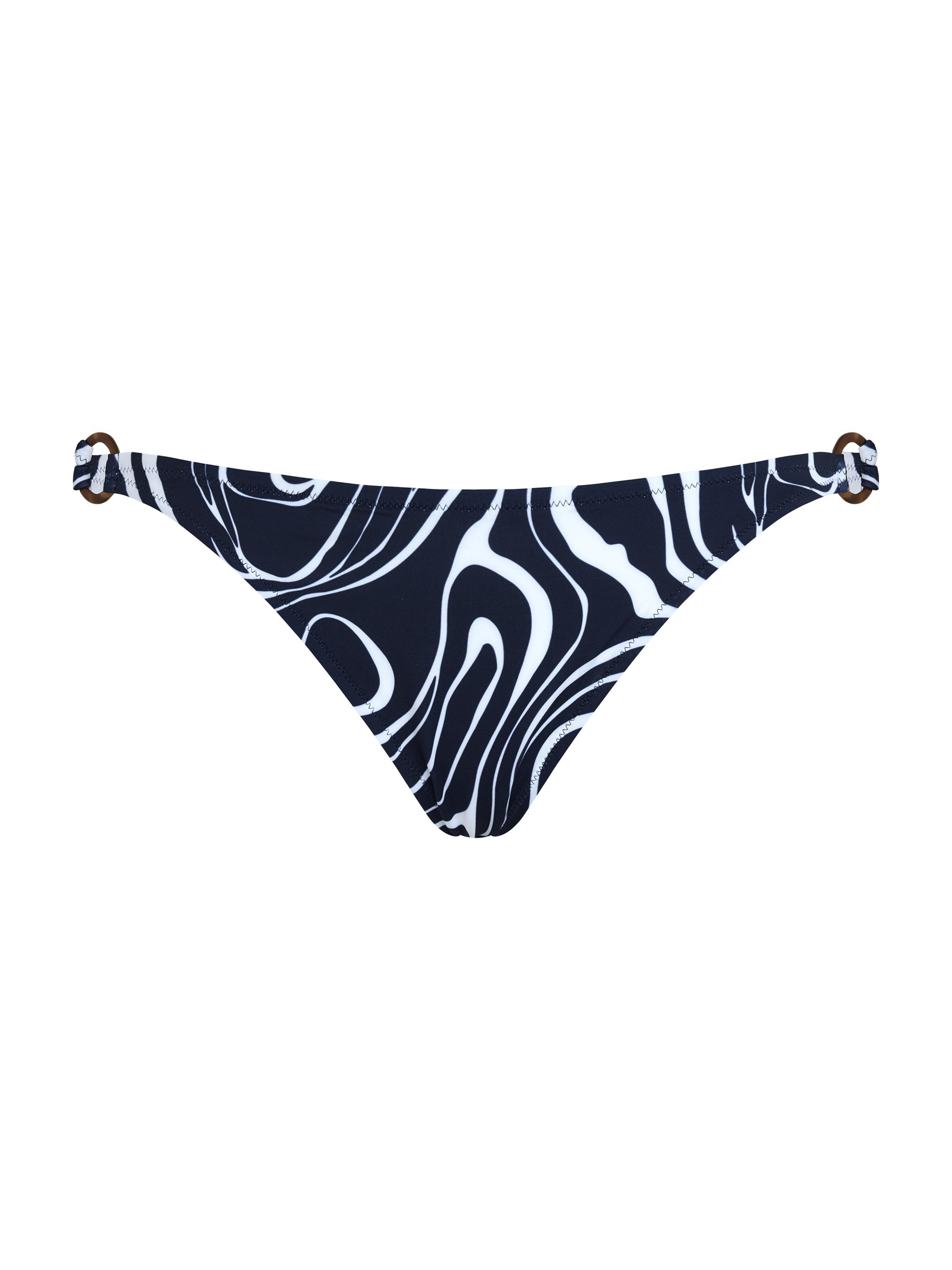 Vilebrequin Women's Wave-Print Bikini Bottom - Bleu Marine