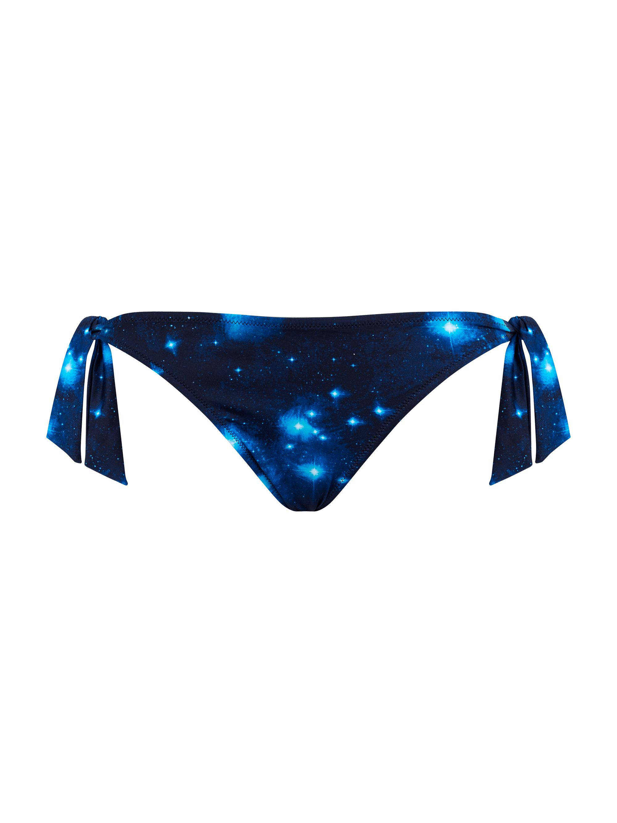 Vilebrequin Women's Pégase Flamme Printed Bikini Bottom - Bleu Marine