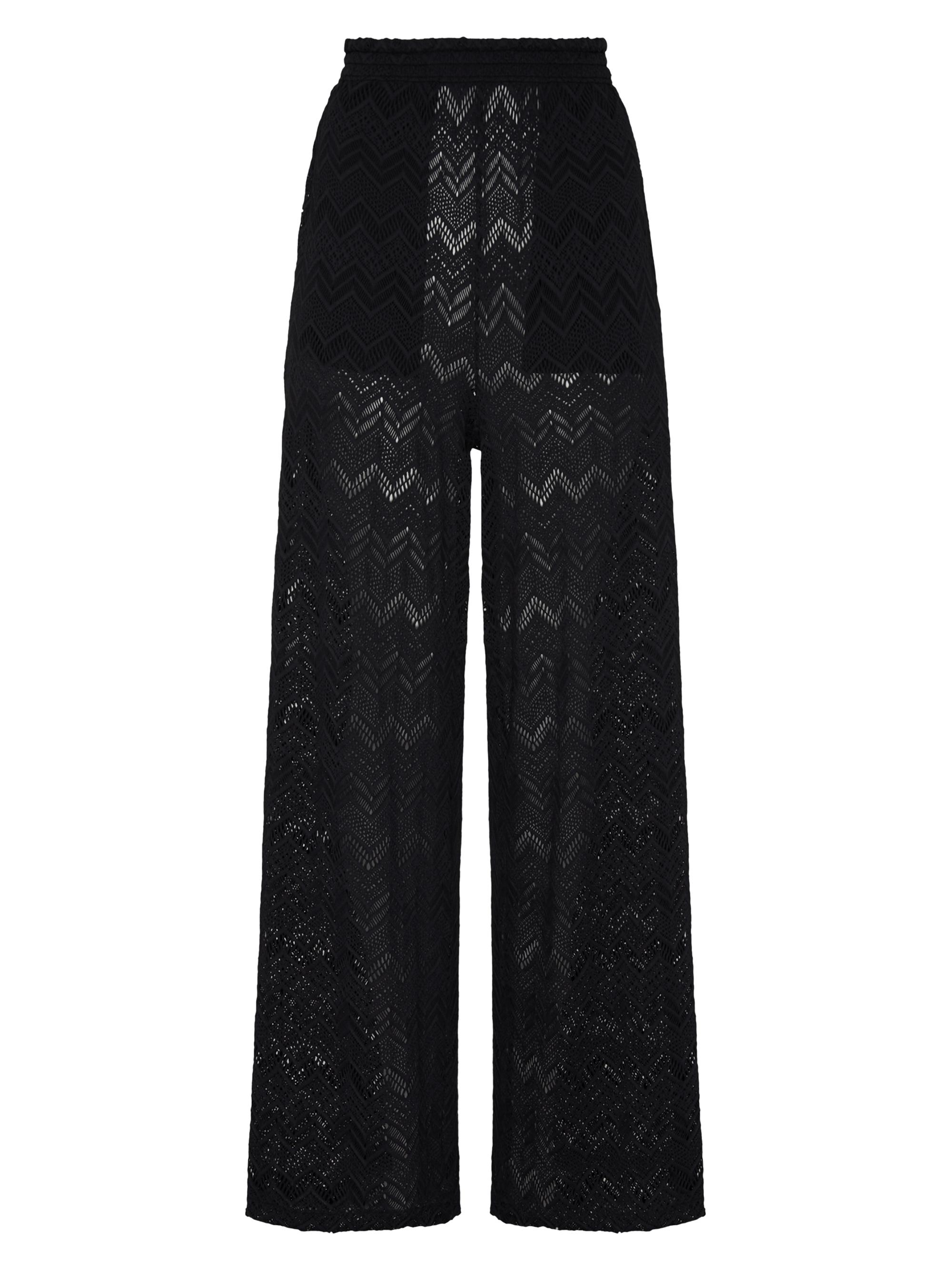 Vilebrequin Women's Crochet Mesh Cover-Up Pants - Noir