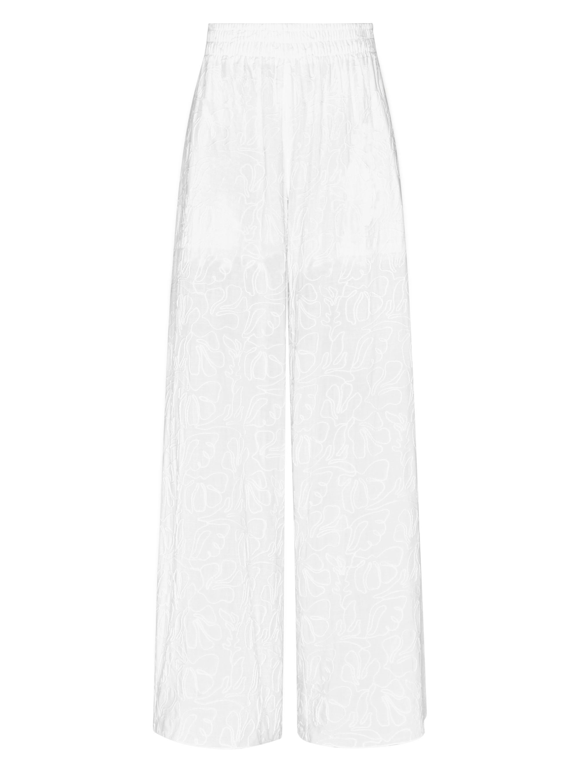 Vilebrequin Women's Embroidered Cover-Up Pants - Off White