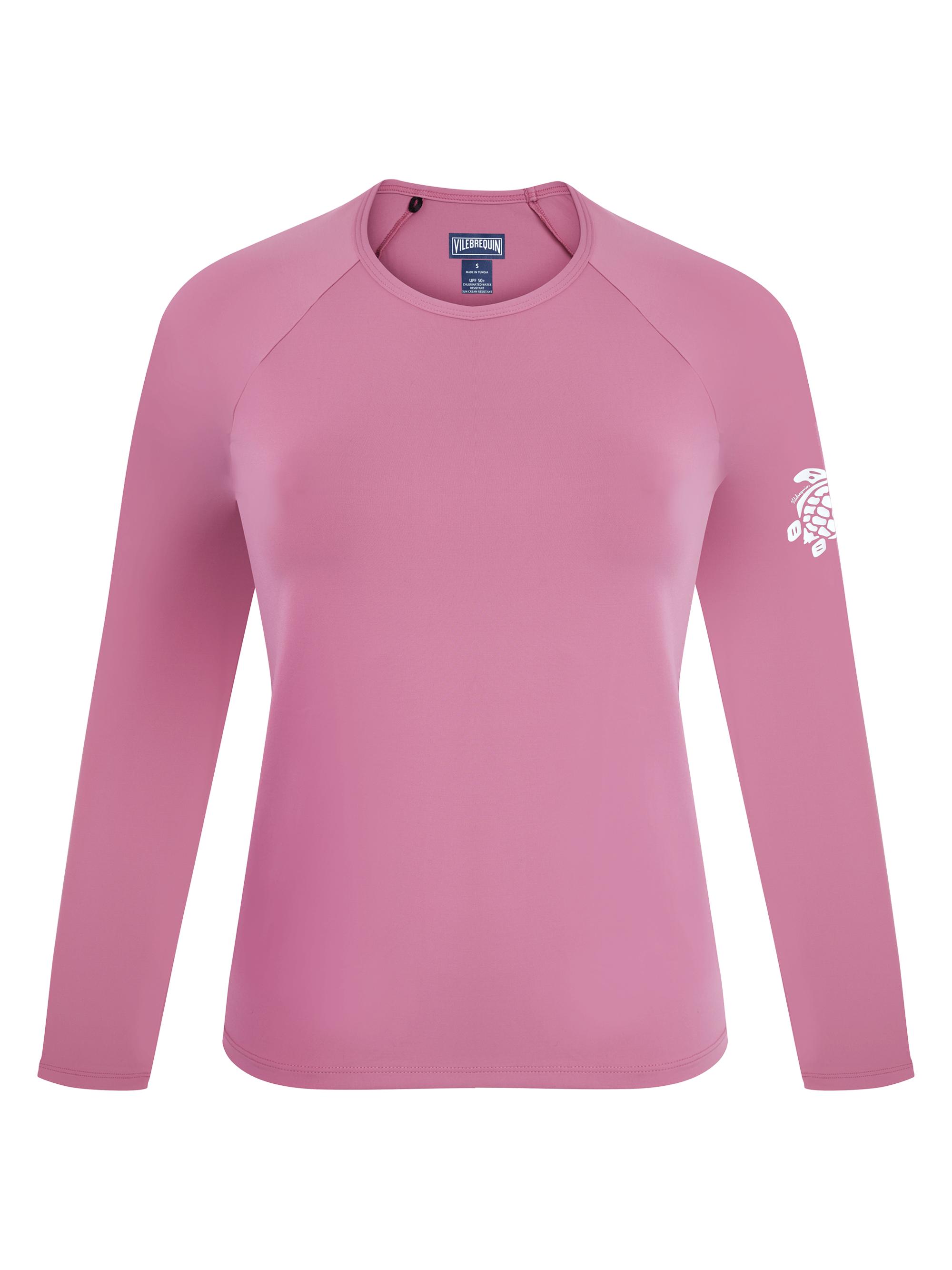 Vilebrequin Women's Logo-Detail Long-Sleeve Rashguard Top - Boudoir