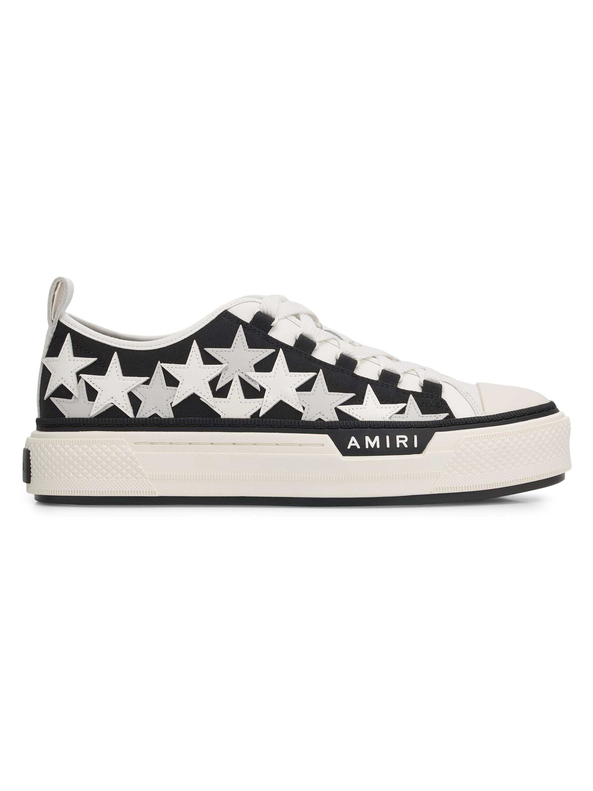 Amiri Men's Stars Court Low Platform Sneakers - Black