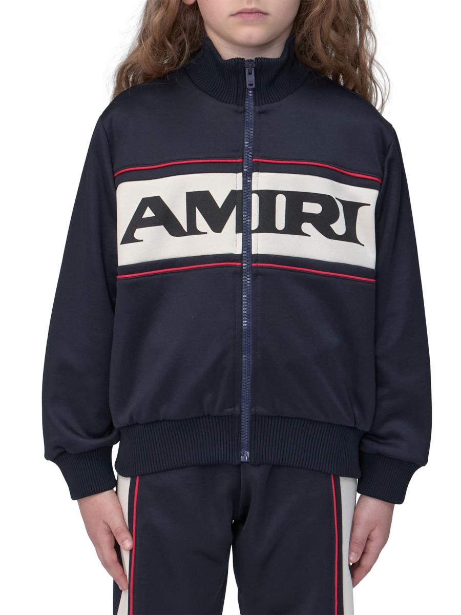 Amiri Little Kid's & Kid's Logo Sport Track Jacket In Blue