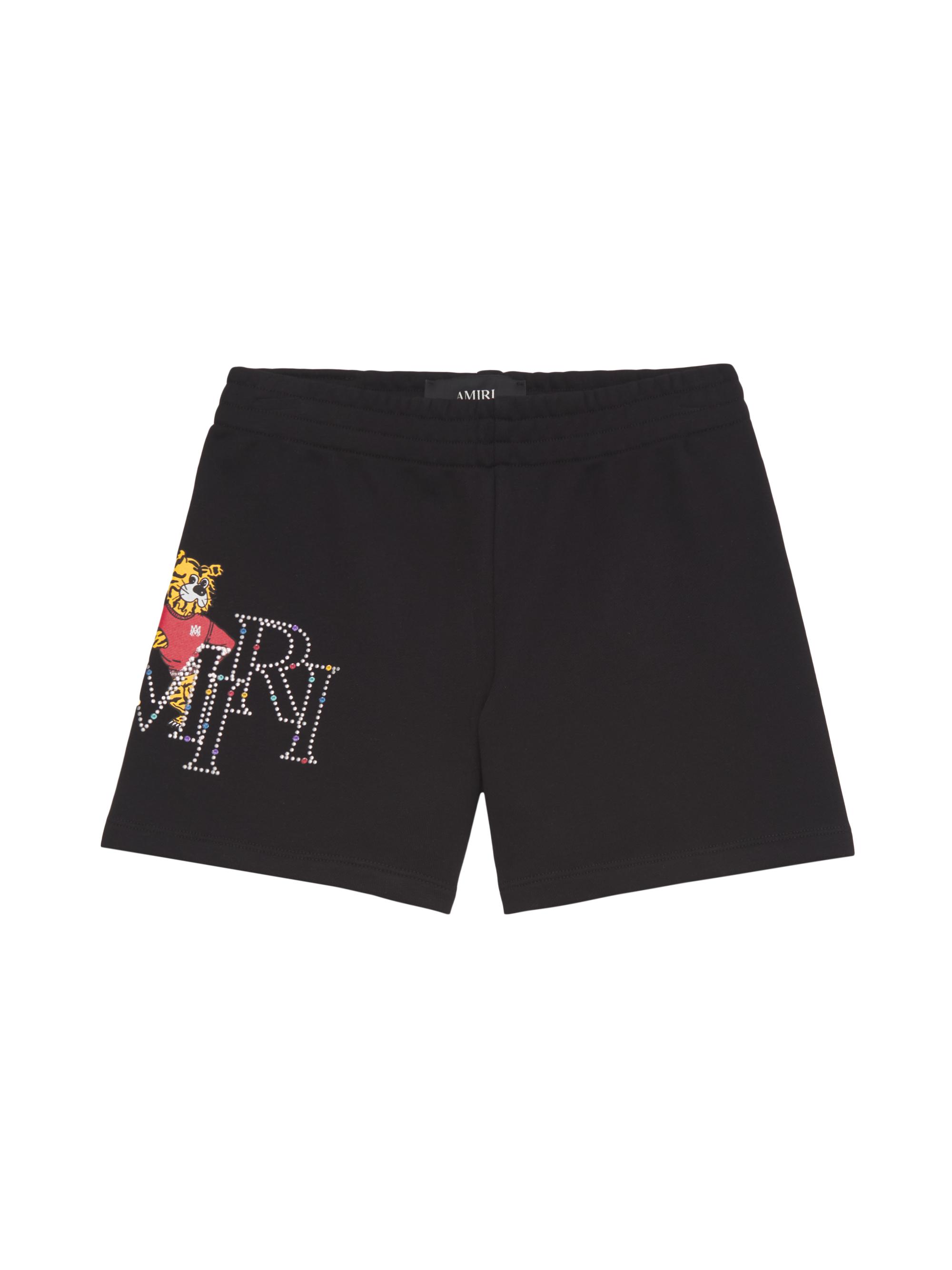 Little Kid's & Kid's Cotton Varsity Patch Logo Sweatshorts