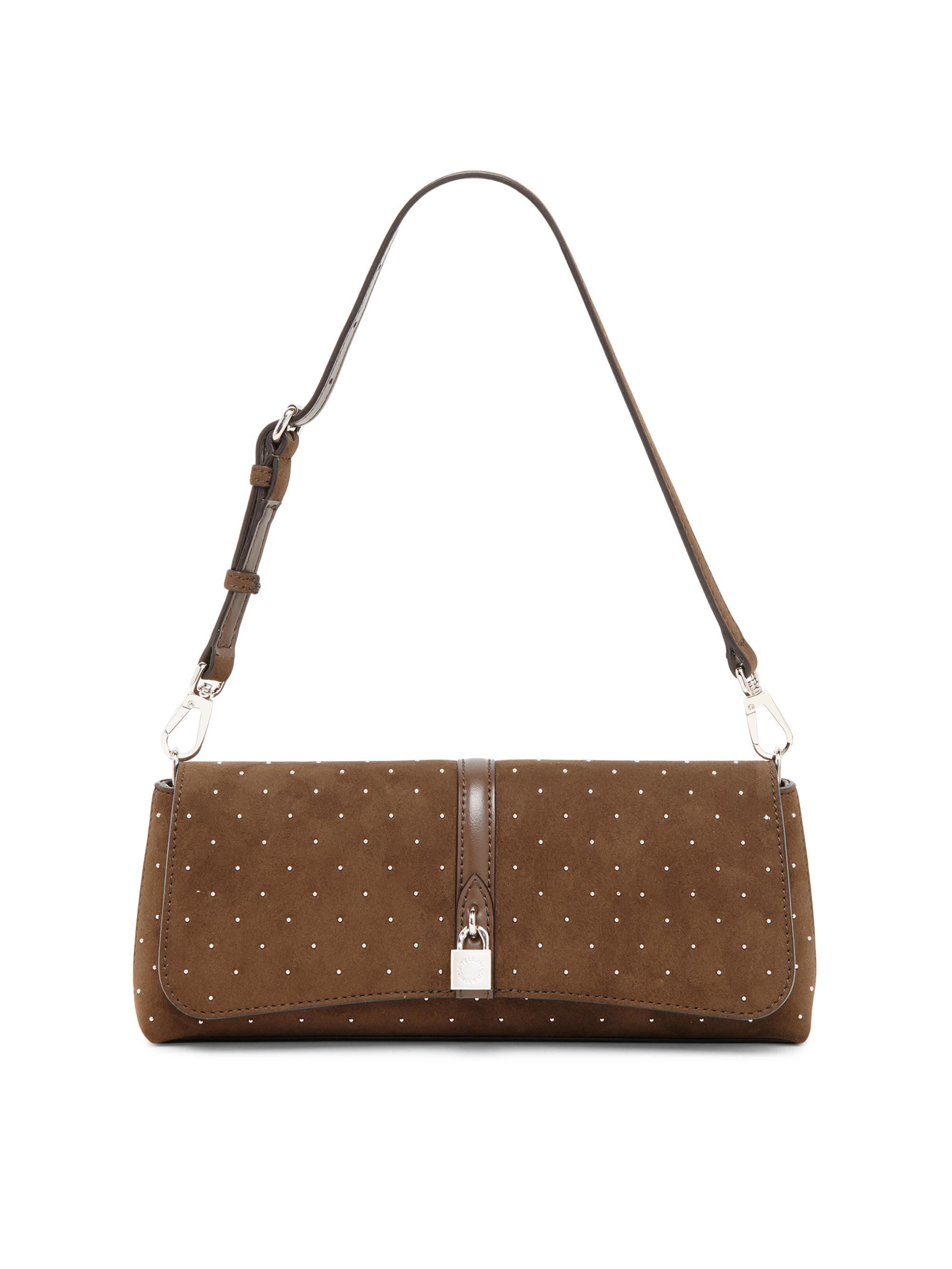 Stella McCartney Women's Ryder Studded Shoulder Bag - Moka