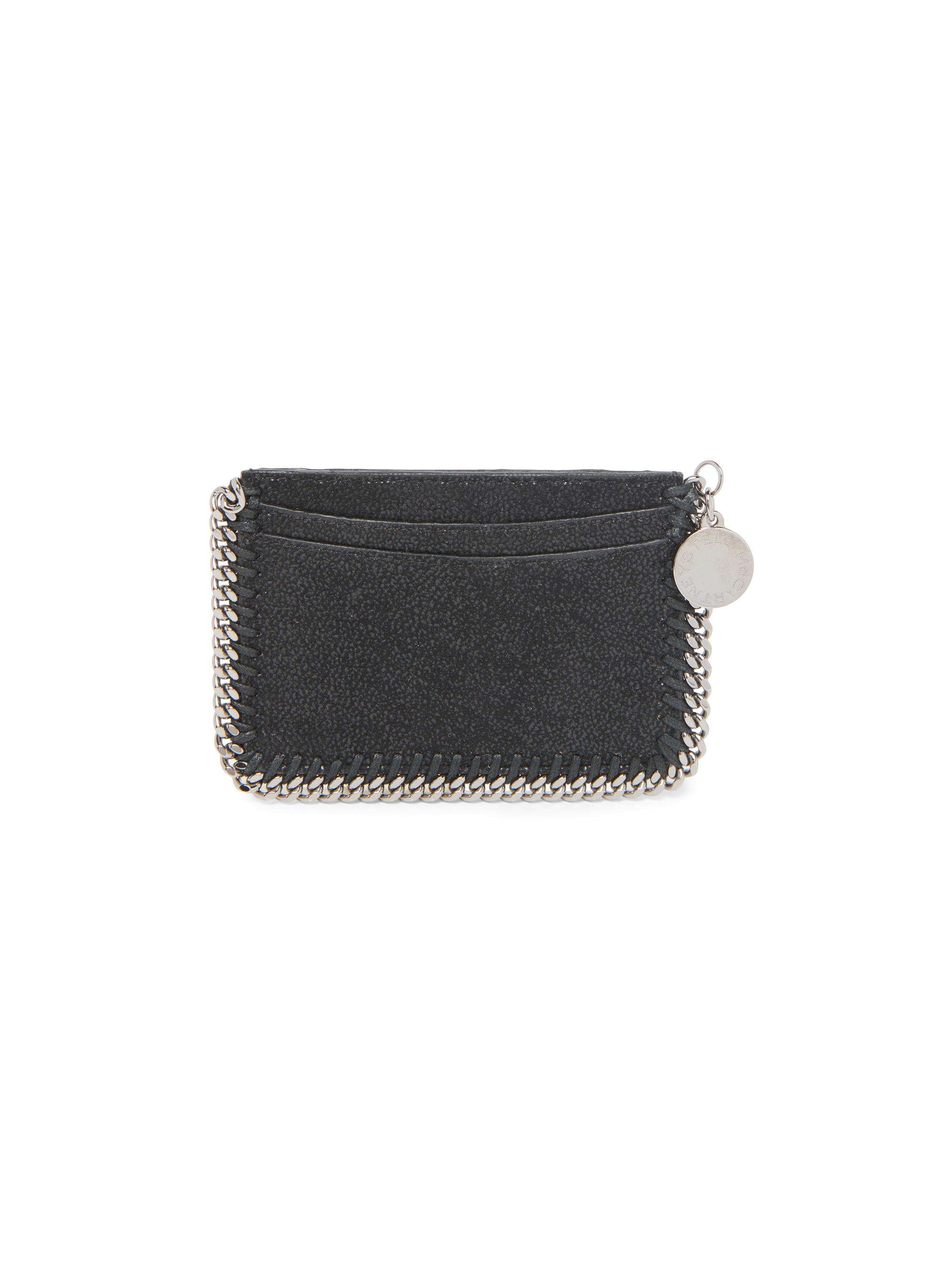Stella McCartney Women's Falabella Chain Trim Card Case - Black