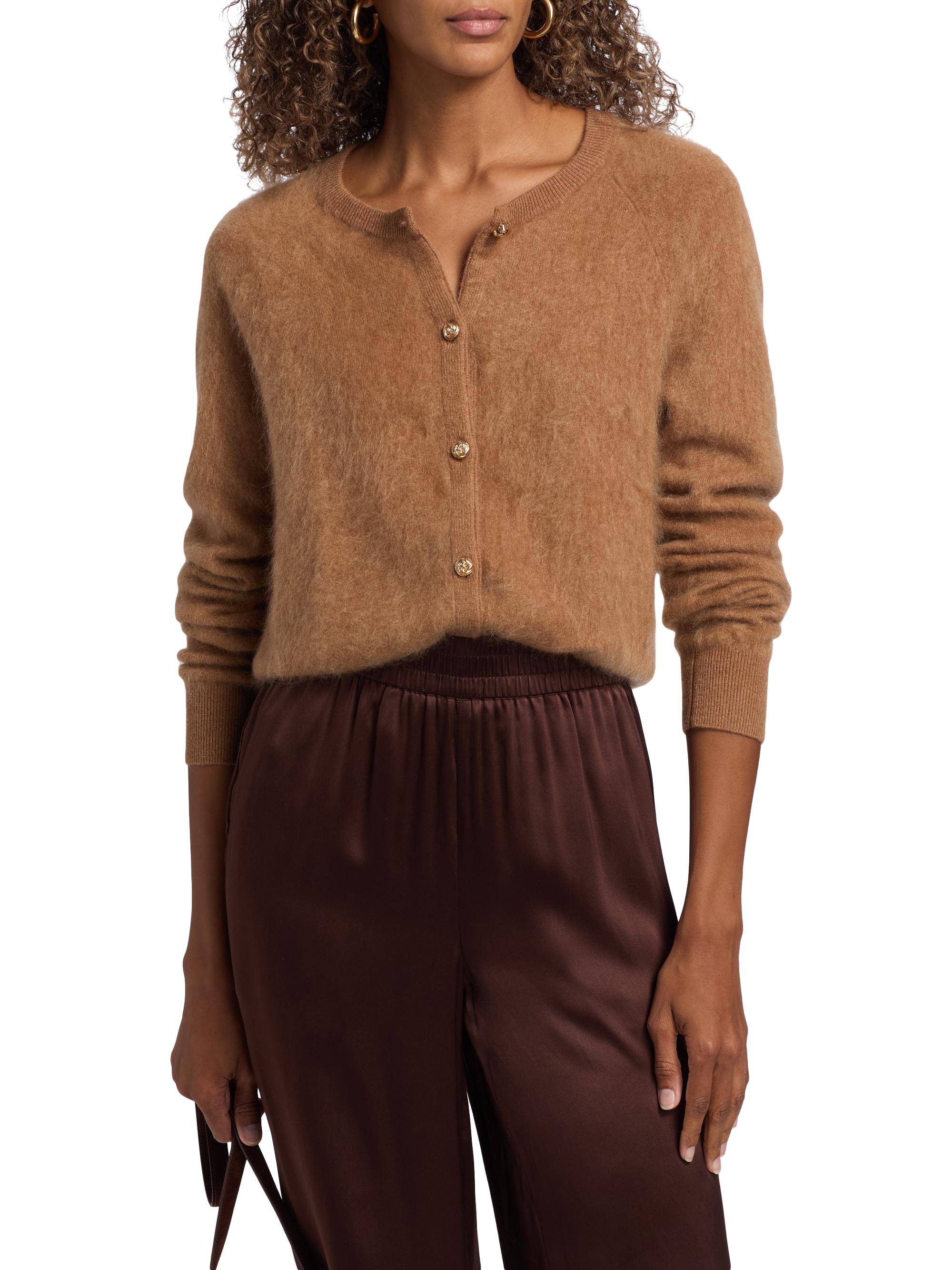 Cami NYC Dorian Cashmere Crewneck Cardigan | Saks Fifth Avenue