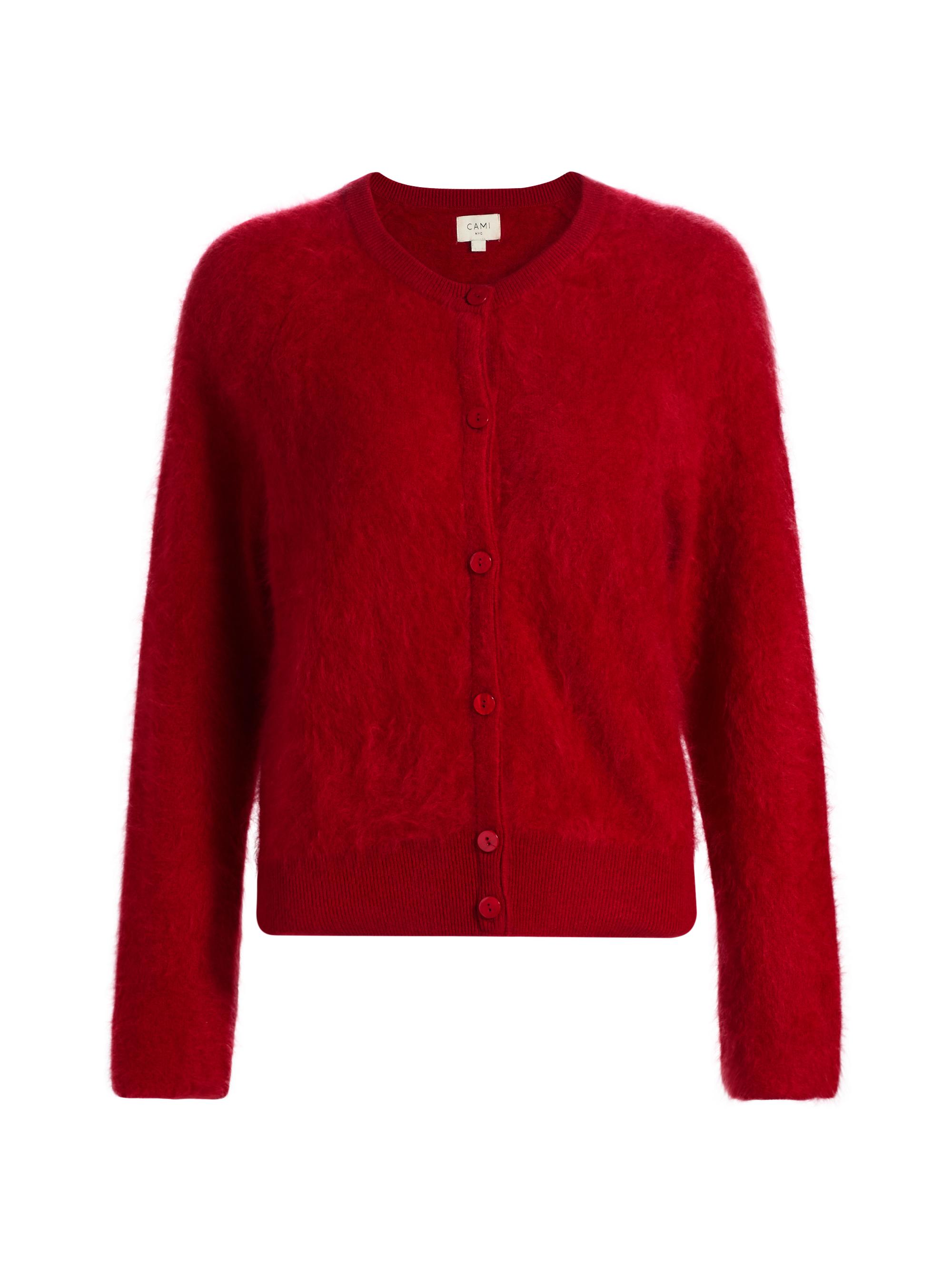 Dorian Cashmere Crewneck Cardigan