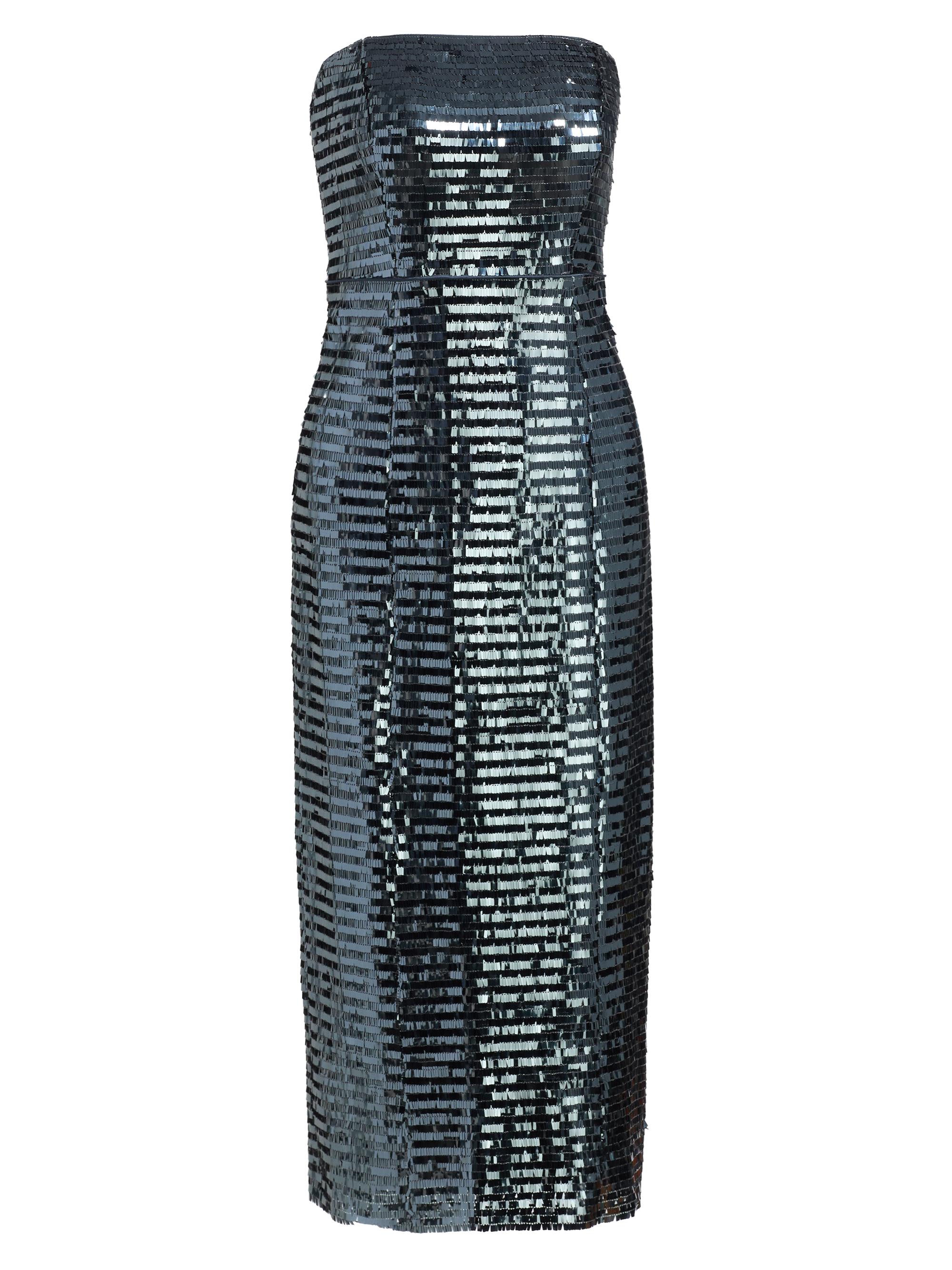 Cami NYC Women's Circe Sequined Strapless Midi-Dress - Coal