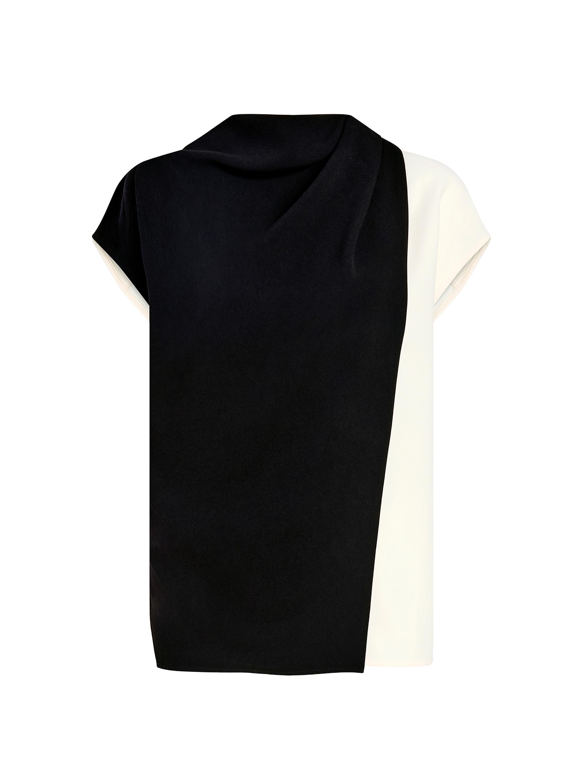 Proenza Schouler Women's Elsa Double Crepe Top - Black Multi