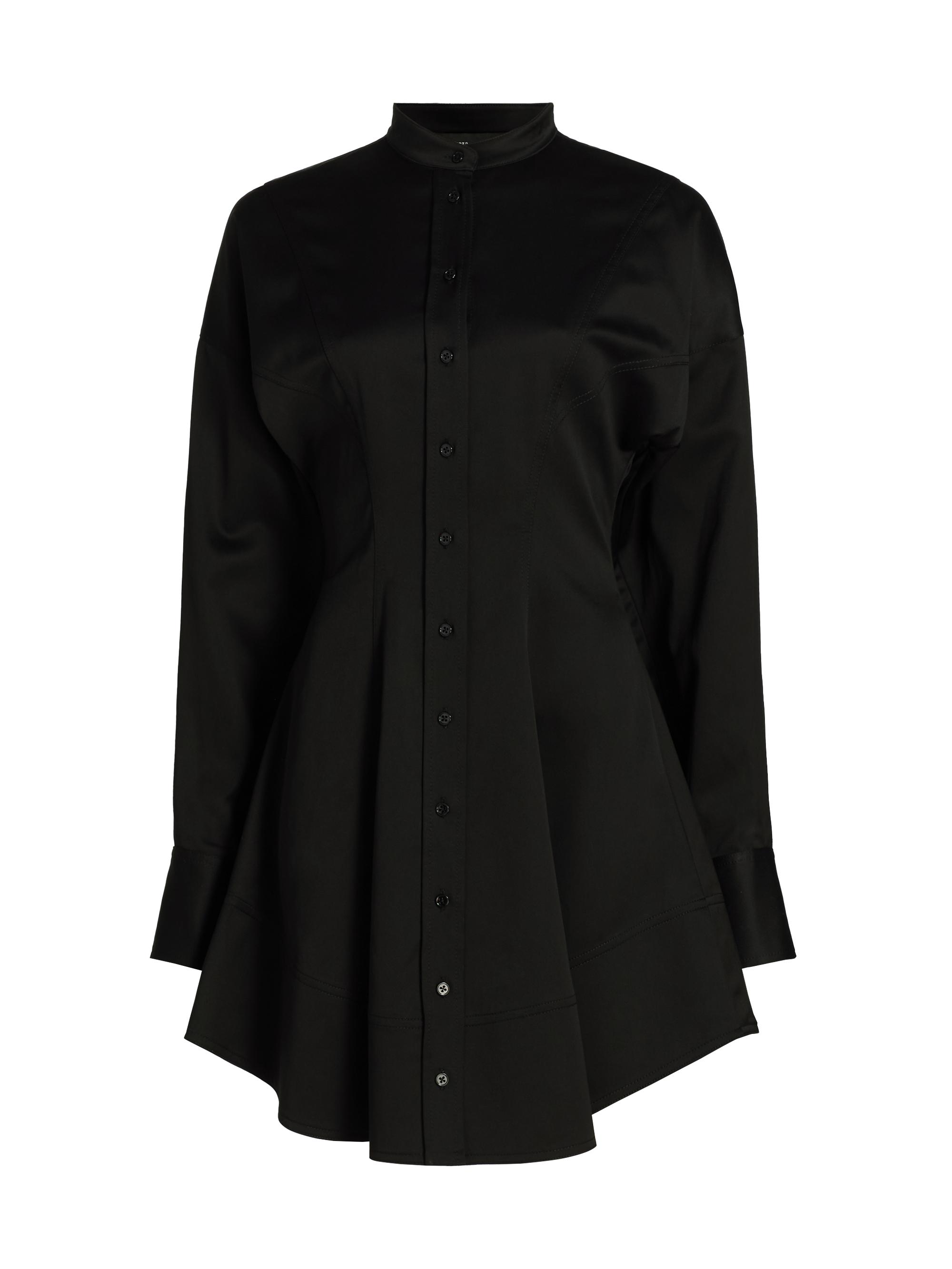 Proenza Schouler Women's Janan Cotton Sateen Shirtdress - Black