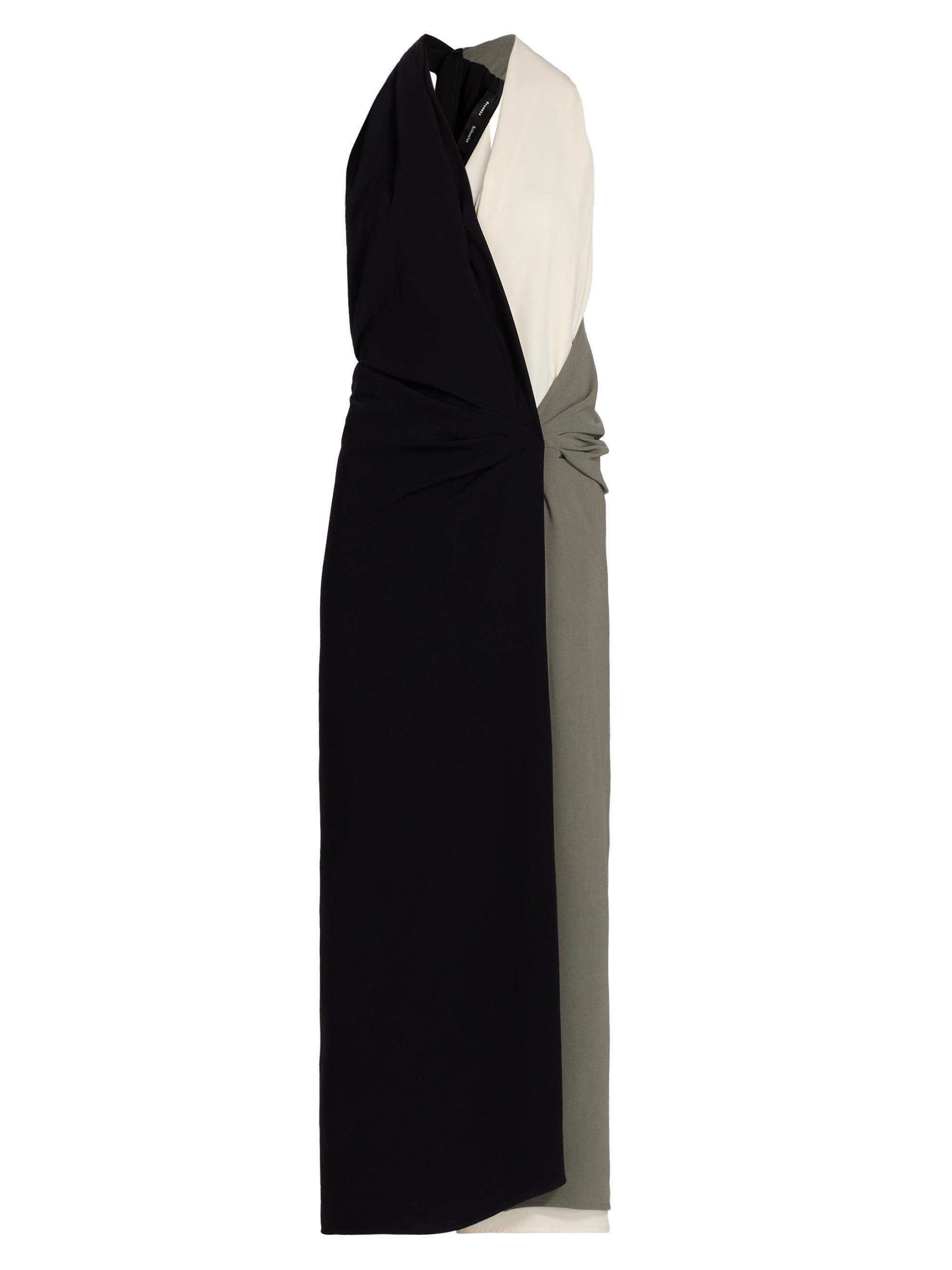 Proenza Schouler Women's Elsa Double Crepe Maxi Dress - Black Multi