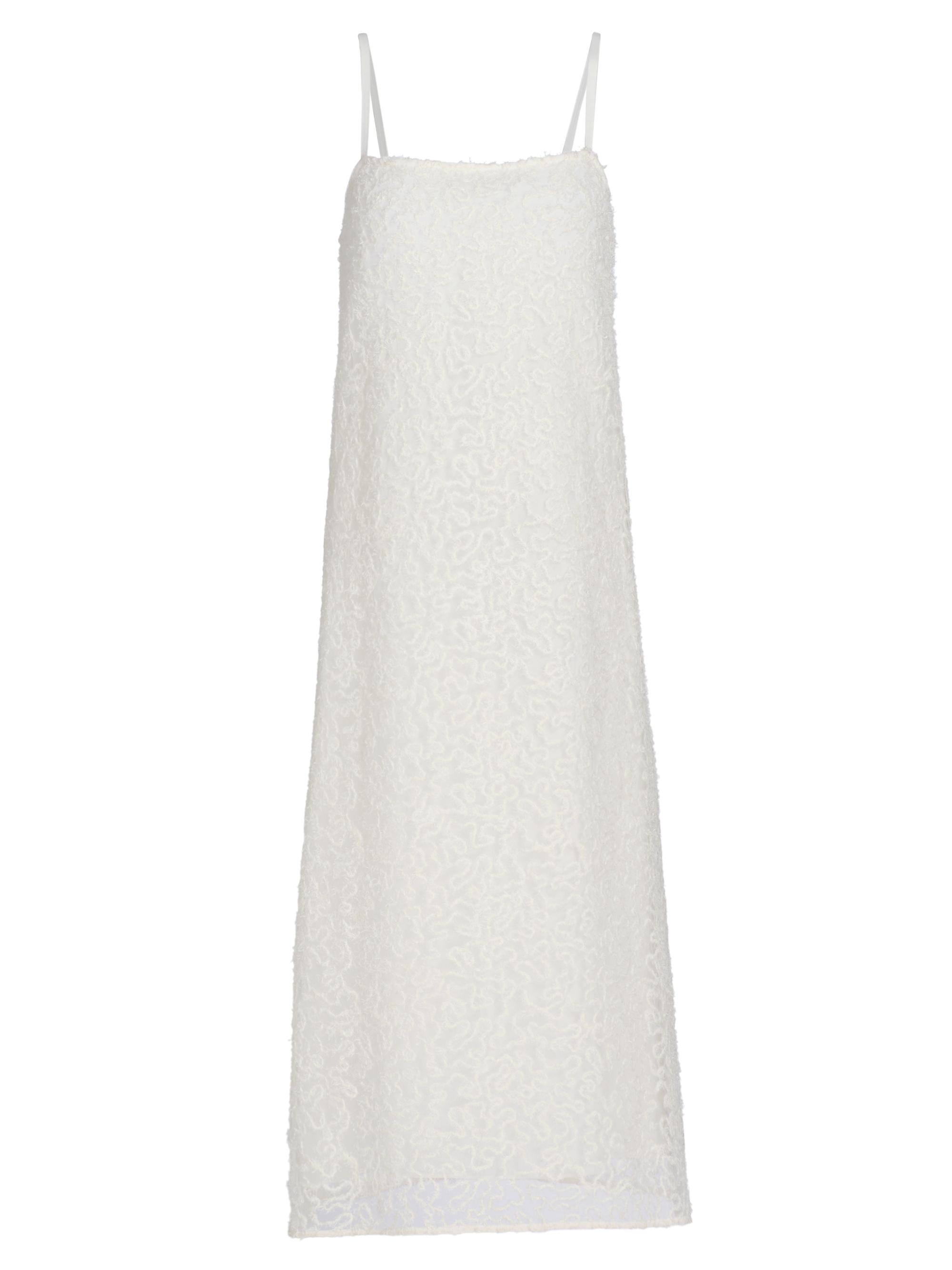 Proenza Schouler Women's Virginie Fringe Embroidered Midi-Dress - Off White