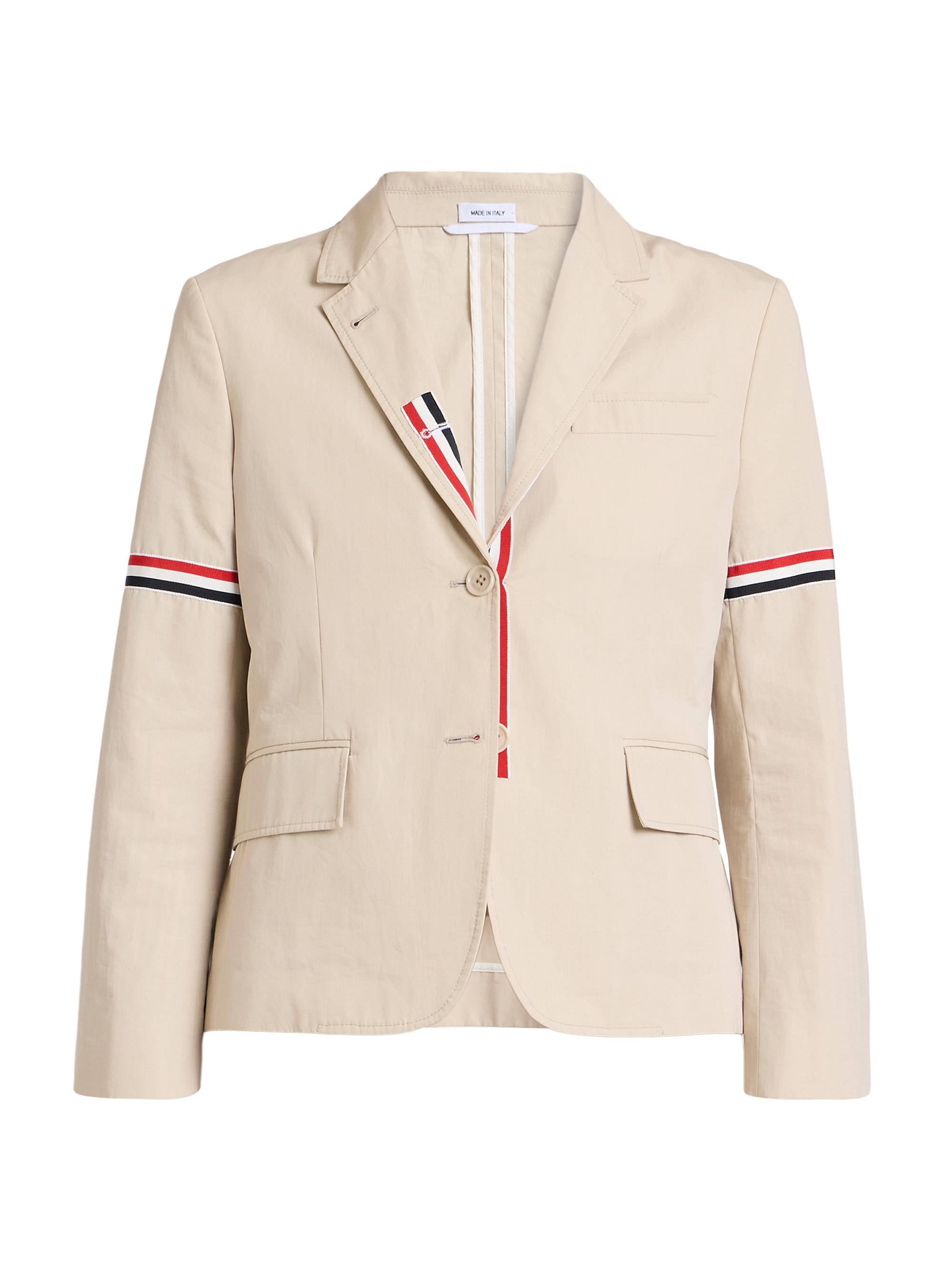 Thom Browne Women's Cotton Single-Breasted Sport Coat - Beige
