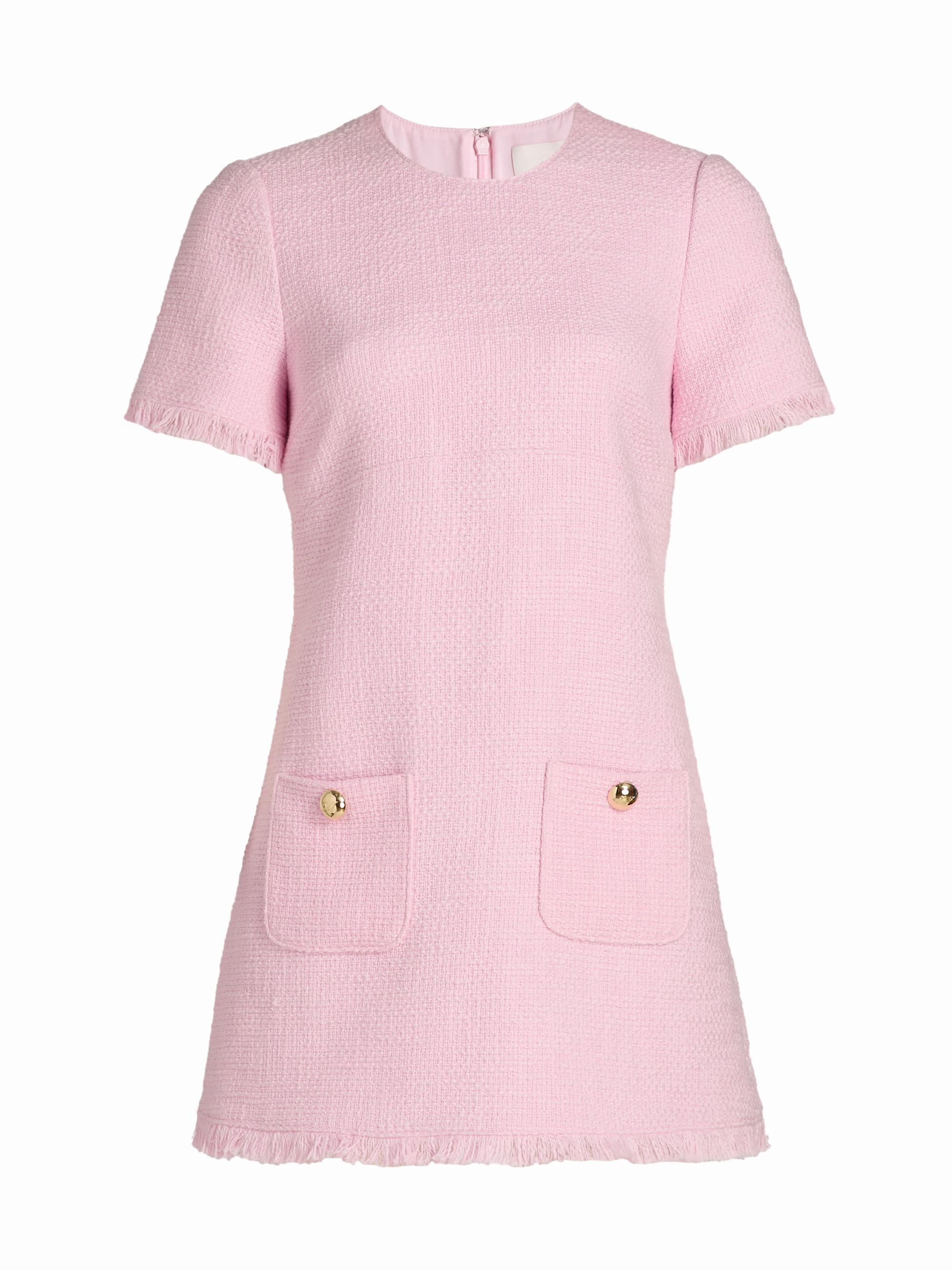 Cinq à Sept Women's Henriette Tweed Cotton Minidress - Soft Peony