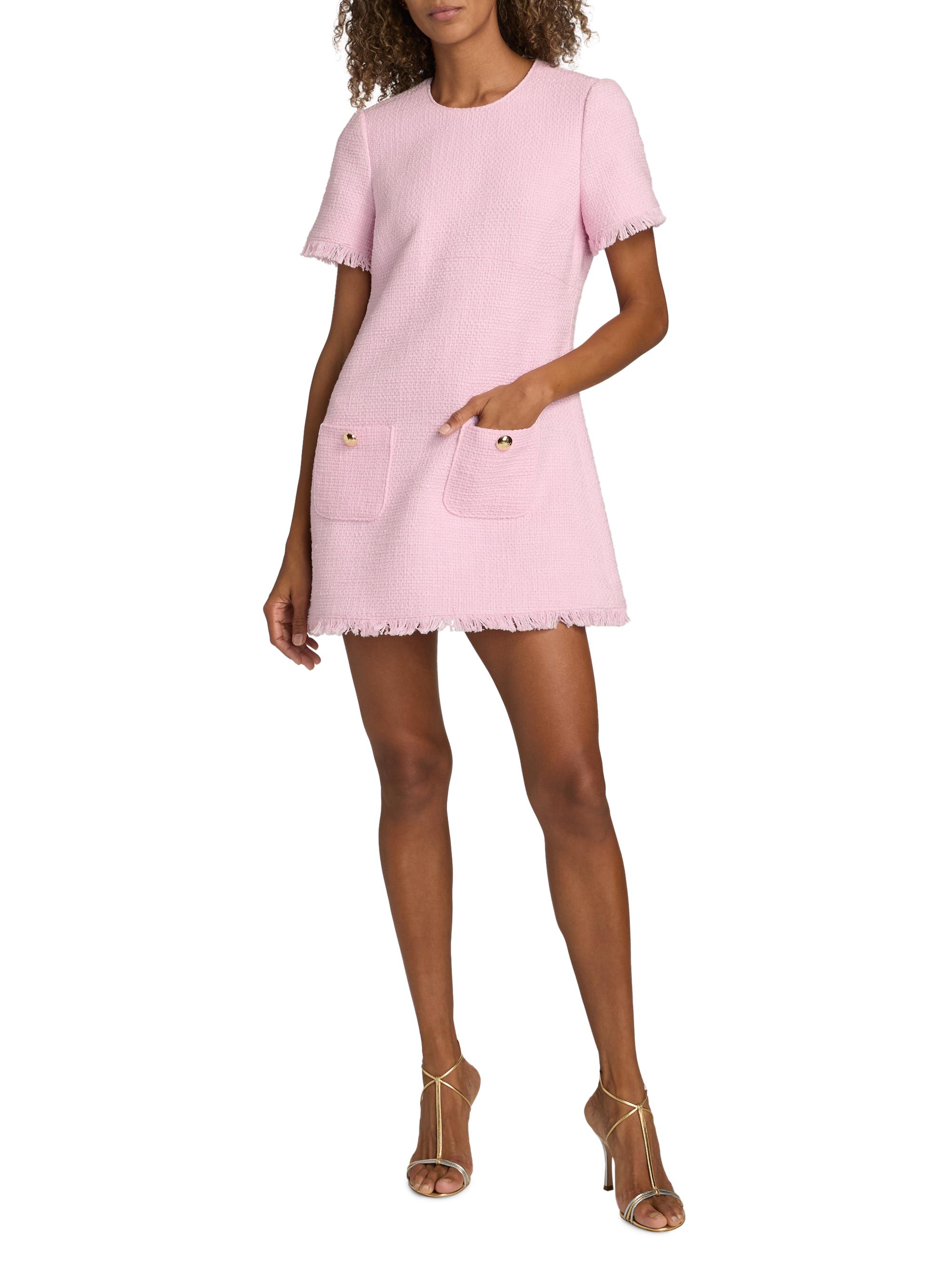 Cinq à Sept Henriette Tweed Cotton Minidress | Saks Fifth Avenue