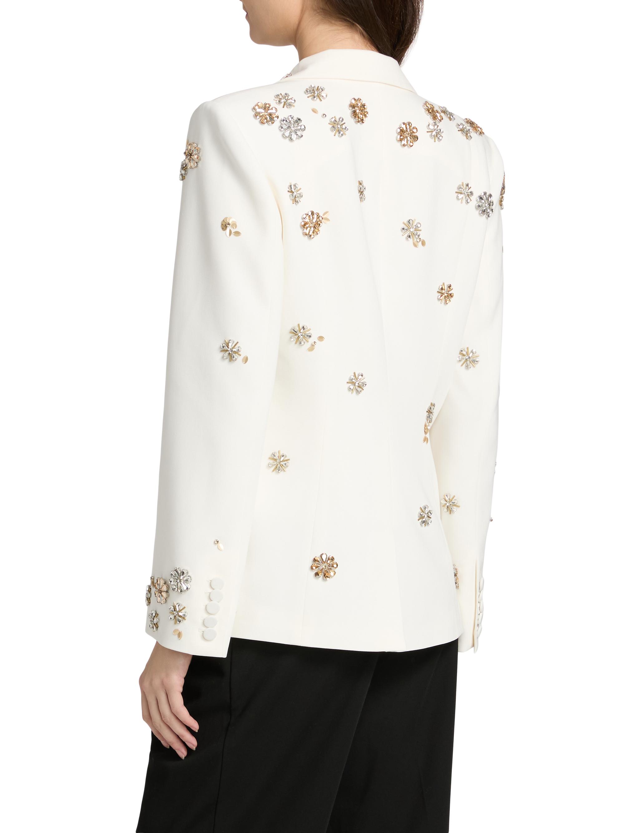 Cinq à Sept Karlie Tumbling Flowers Embellished Blazer | Saks