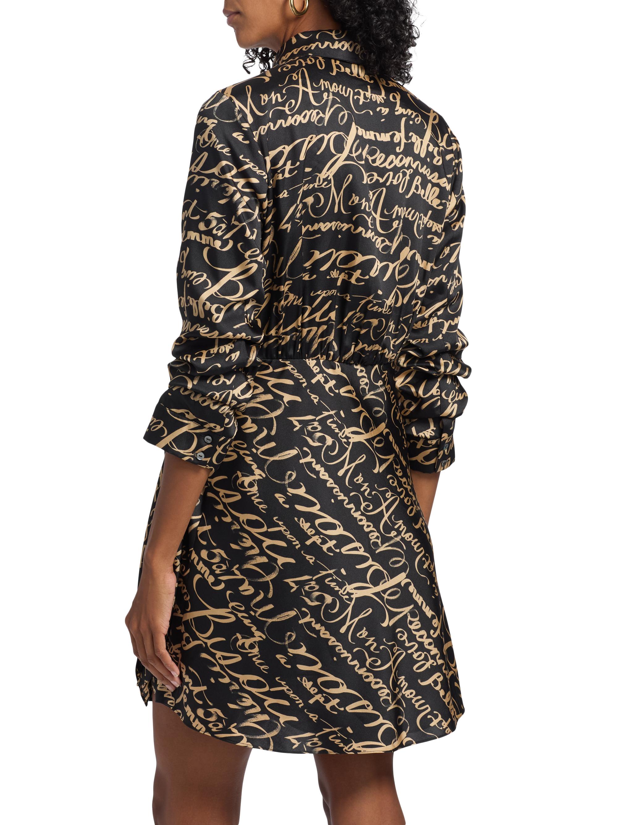 Cinq à Sept Jacey Love Journal Twist Minidress | Saks Fifth Avenue