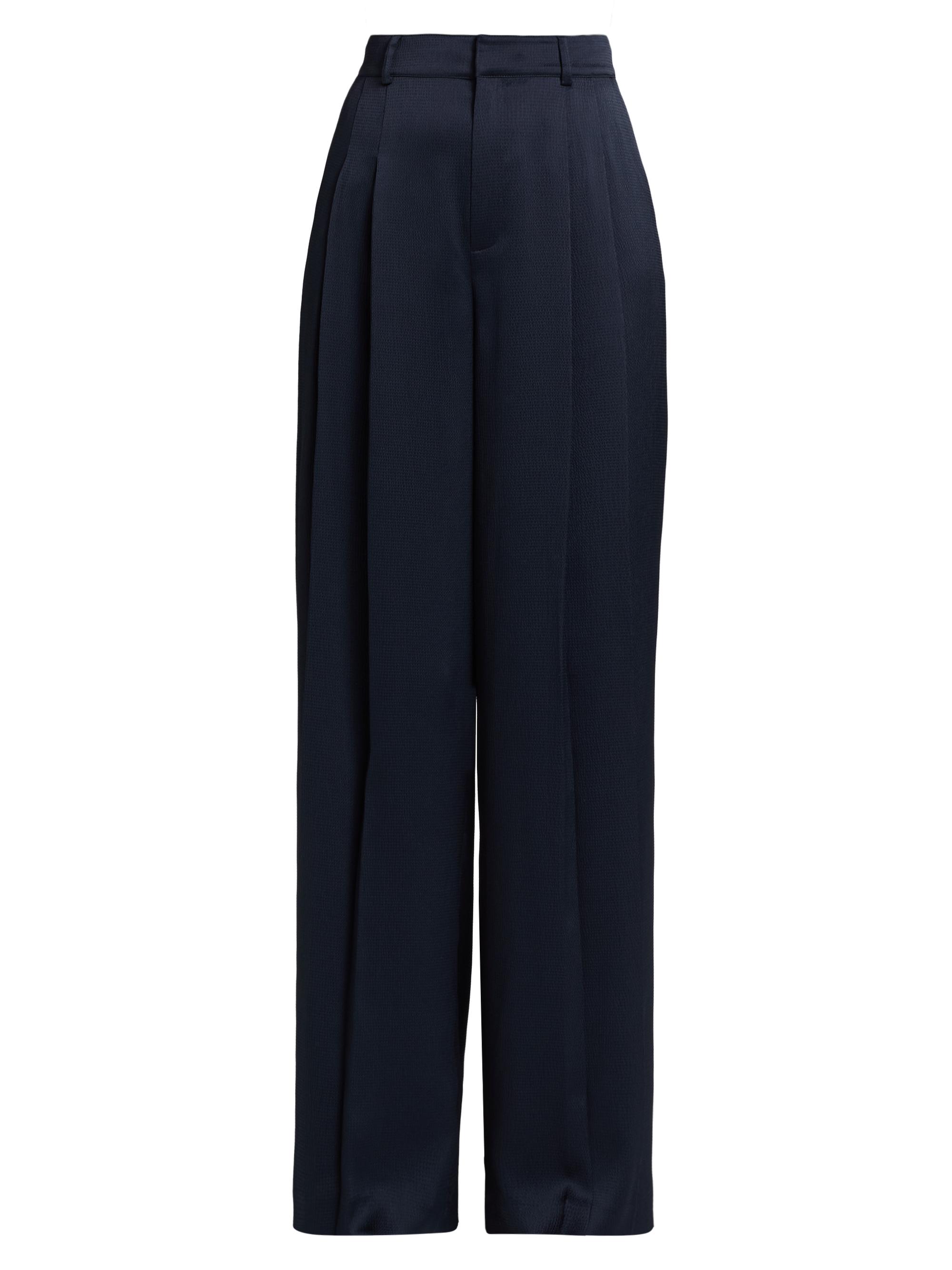 Cinq à Sept Women's Marne Pleated Pants - Navy
