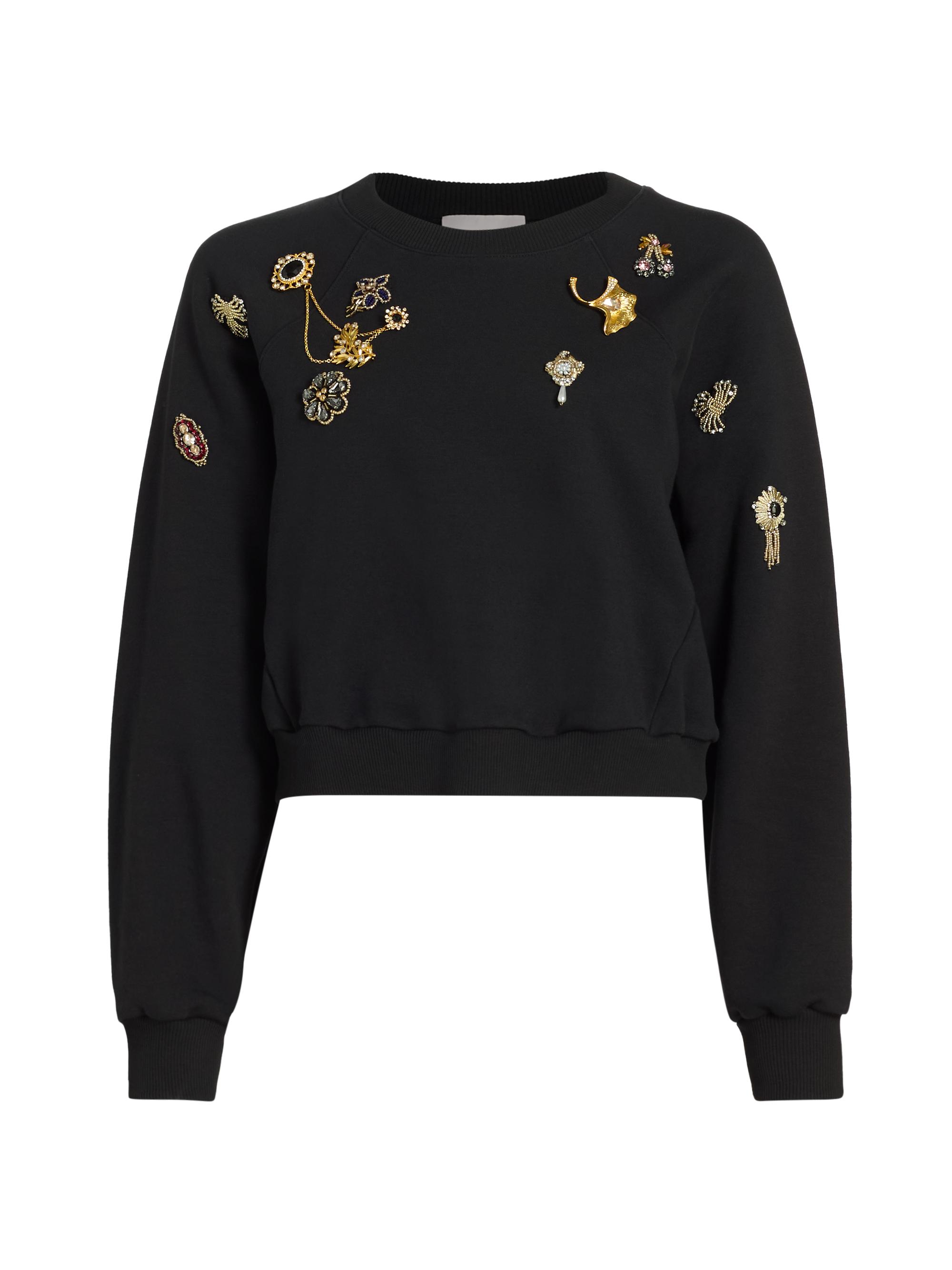 Cinq à Sept Zyla Lace-Trimmed Sweater | Saks Fifth Avenue