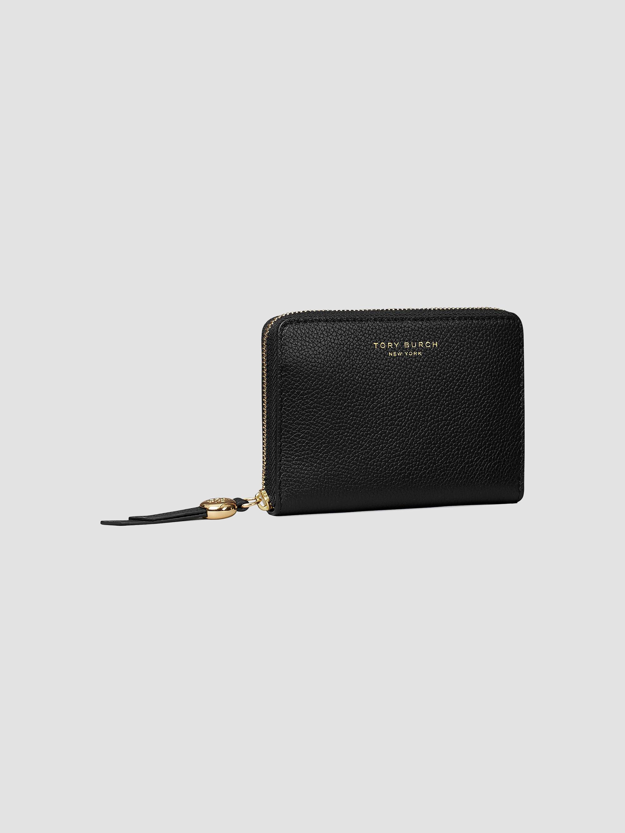 Tory Burch Romy Textured Leather Zip-Around Wallet | Saks Fifth Avenue
