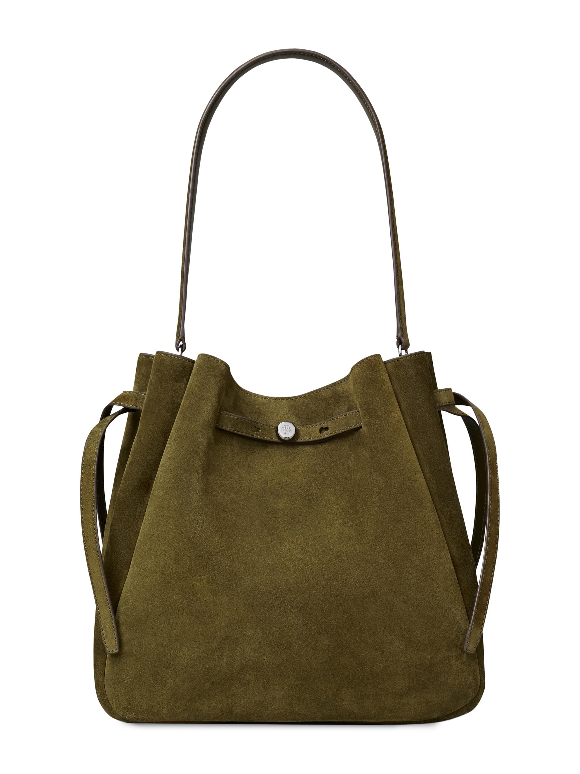 Tory Burch Women's  Romy Suede Bucket Bag - Leccio