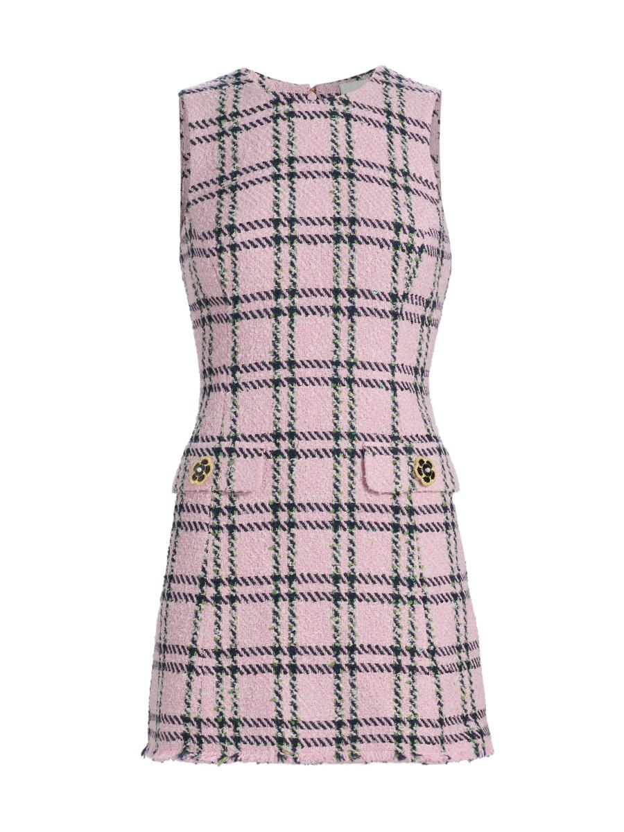 Cara Cara Women's Posie Plaid Sleeveless Minidress