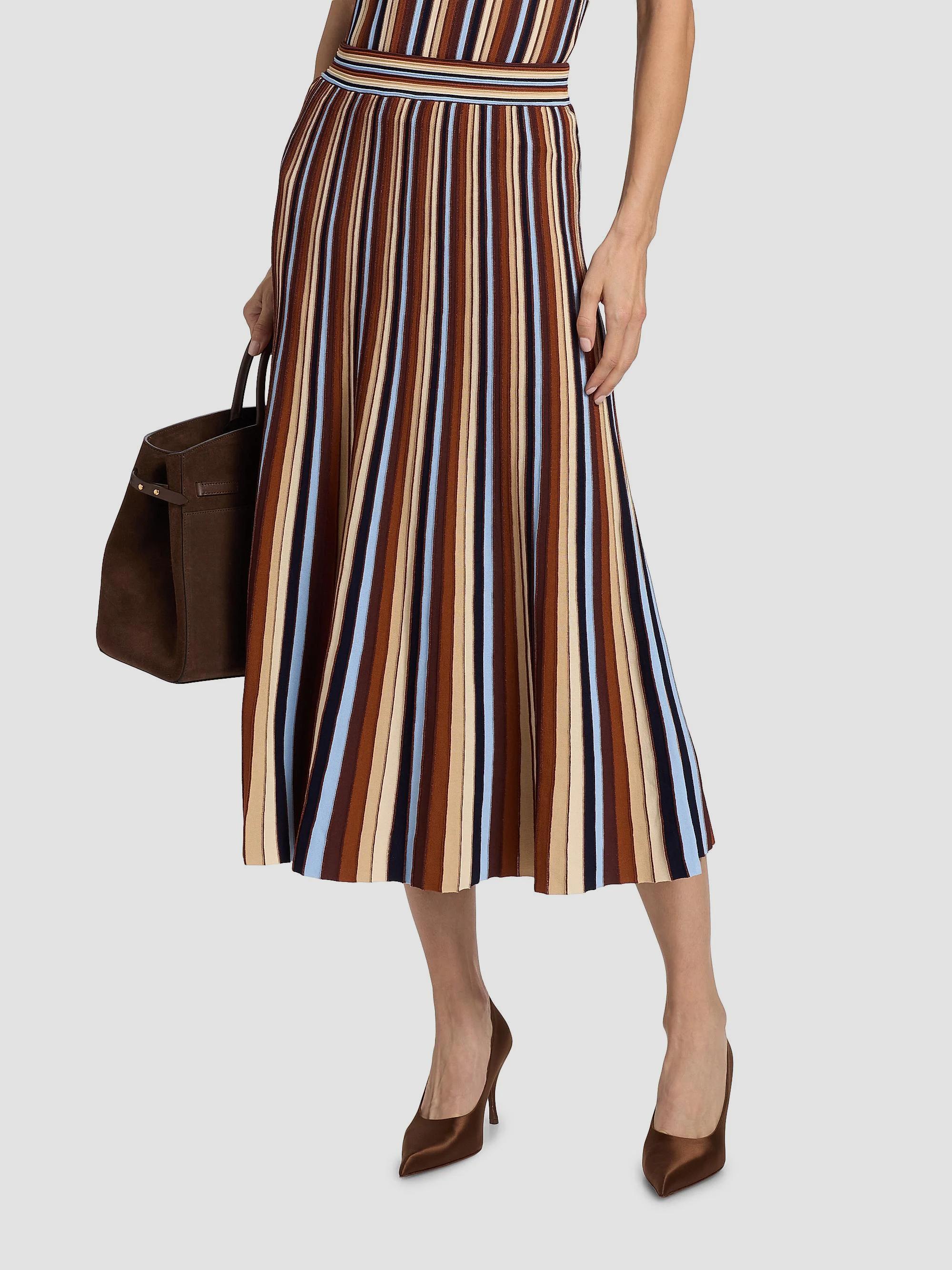 Cara Cara Montana Striped Midi-Skirt | Saks Fifth Avenue