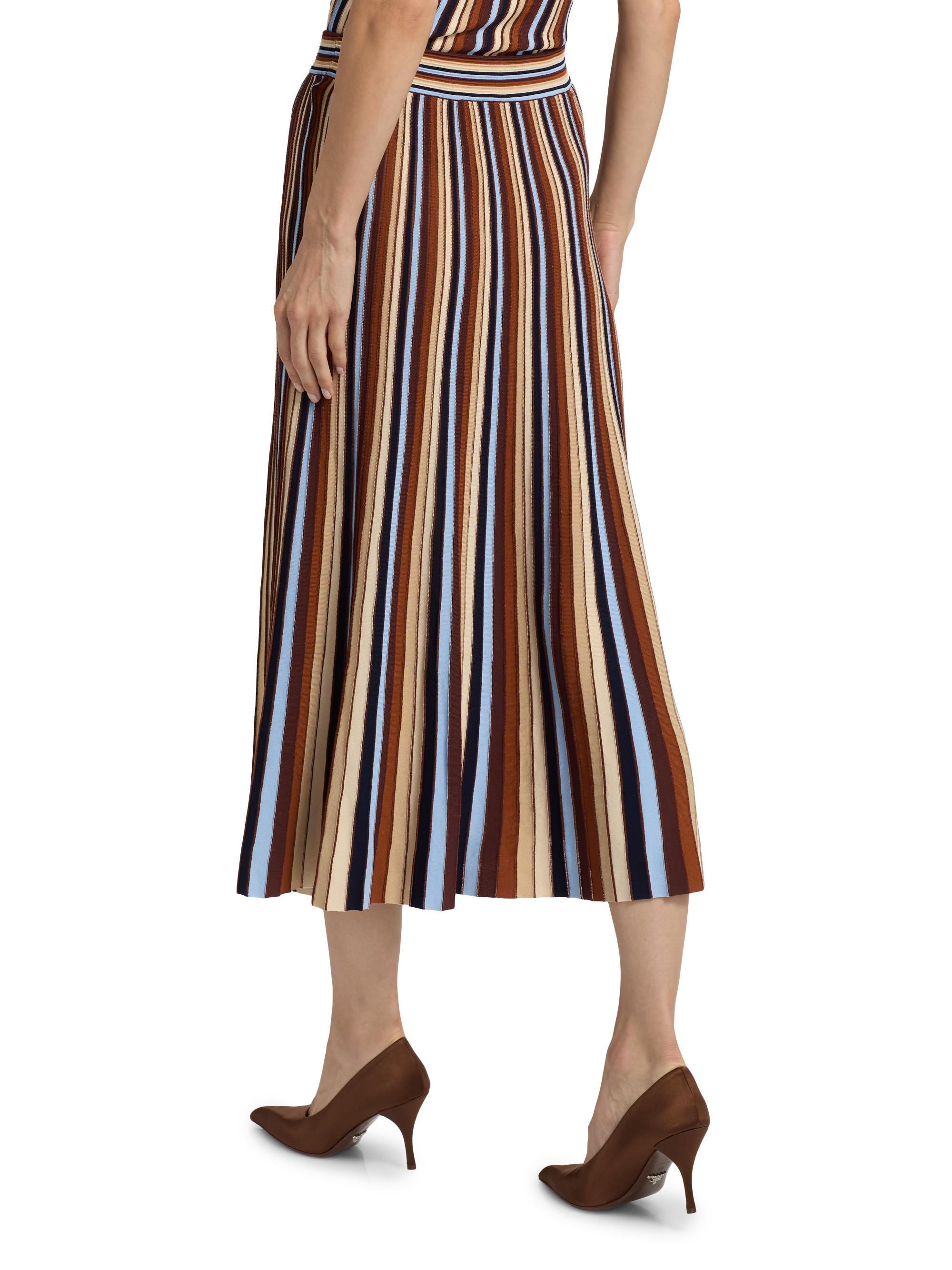 Cara Cara Montana Striped Midi-Skirt | Saks Fifth Avenue