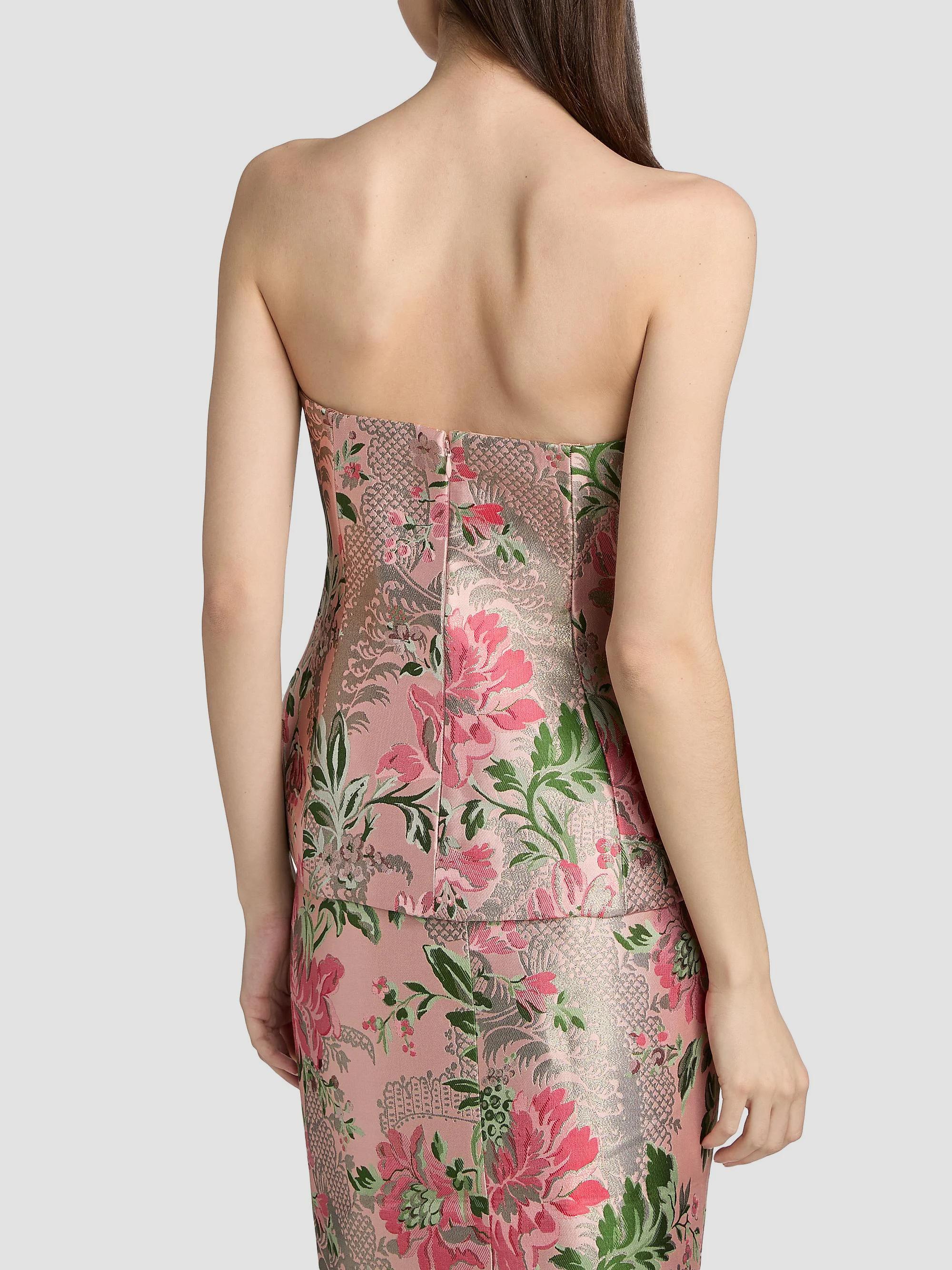 Cara Cara Wes Floral Jacquard Strapless Vest | Saks Fifth Avenue
