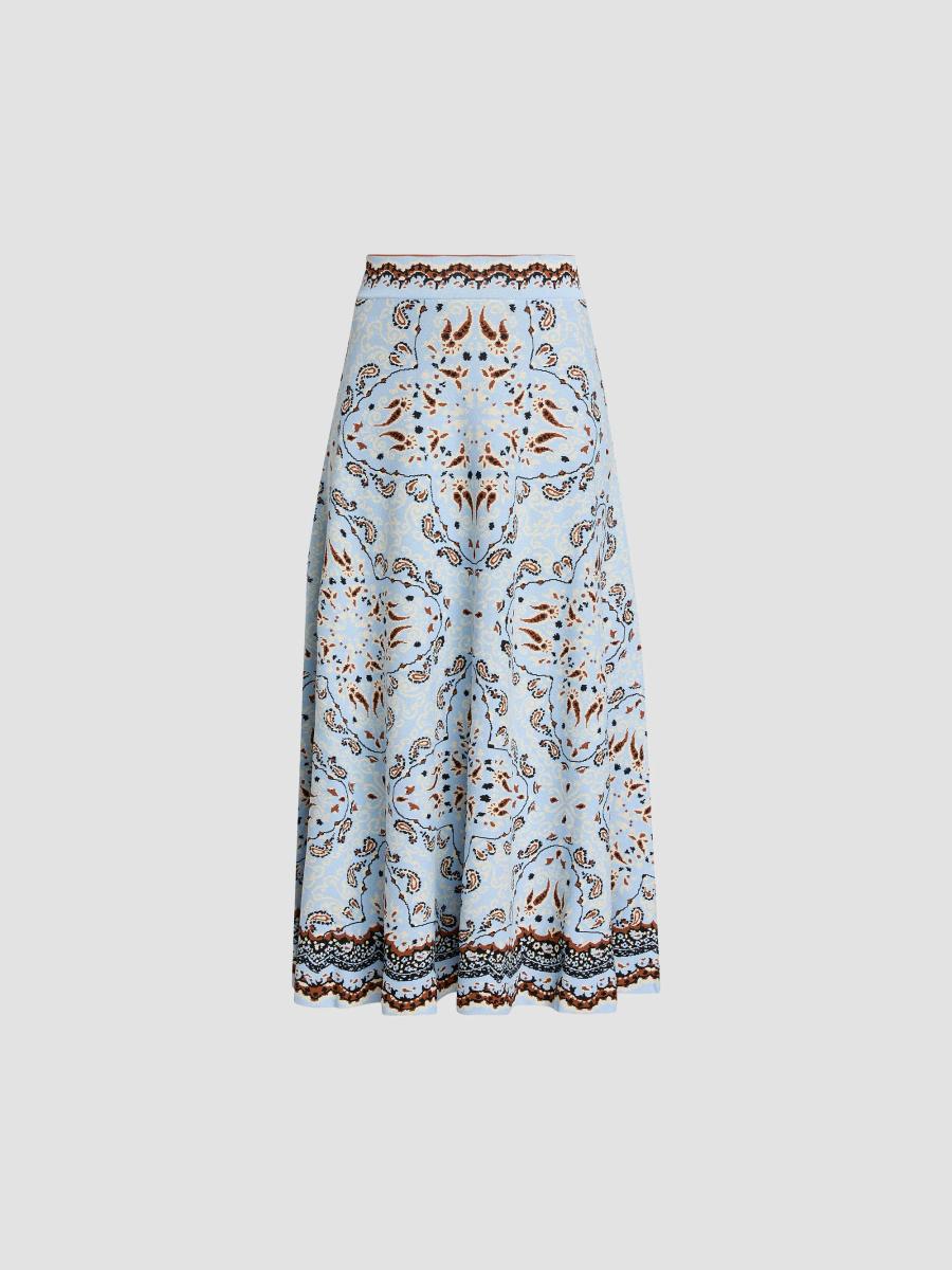 Cara Cara Sandrine Paisley A-Line Midi-Skirt | Saks Fifth Avenue
