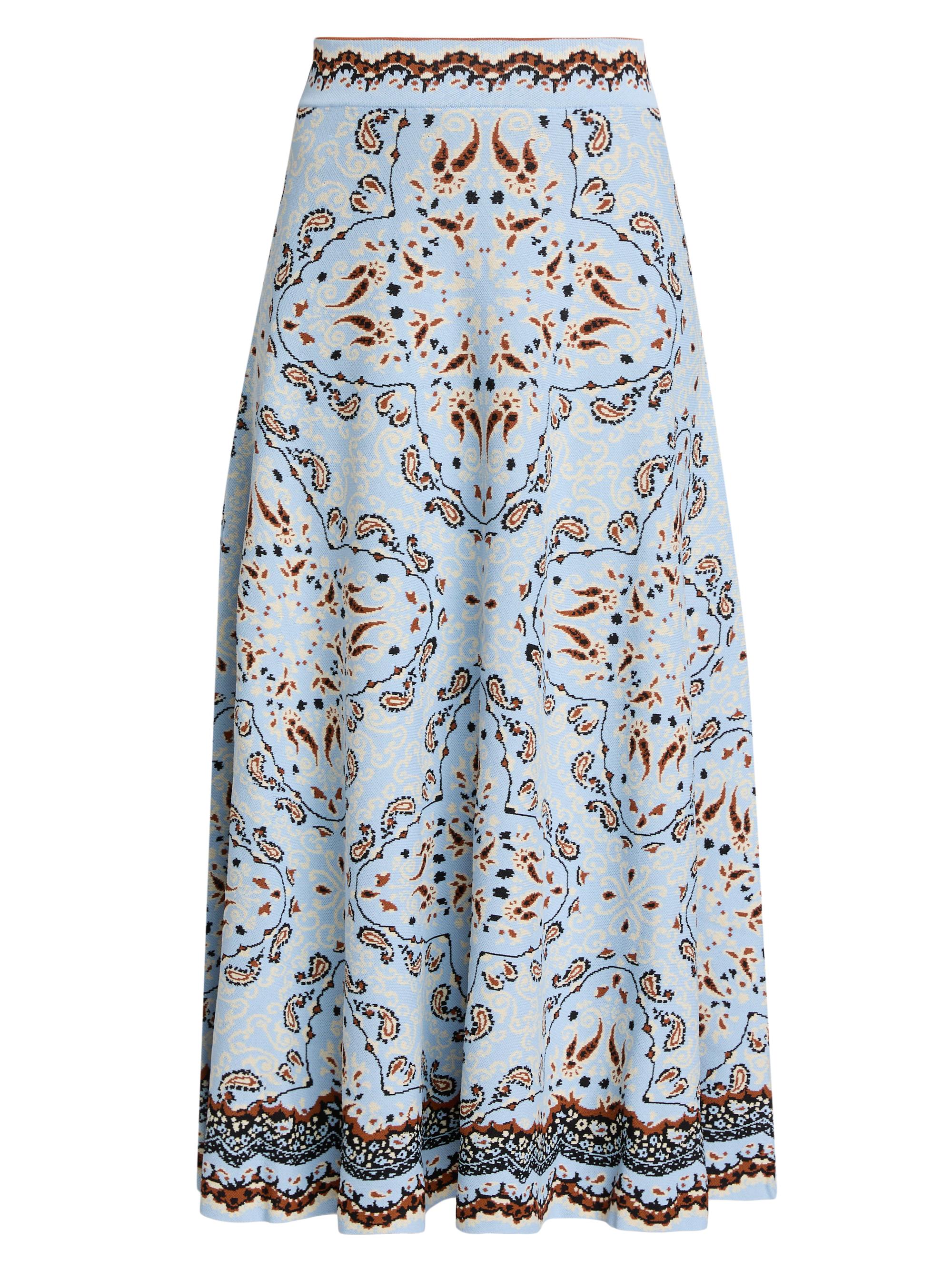 Cara Cara Women's Sandrine Paisley A-Line Midi-Skirt - Paisley Scarf