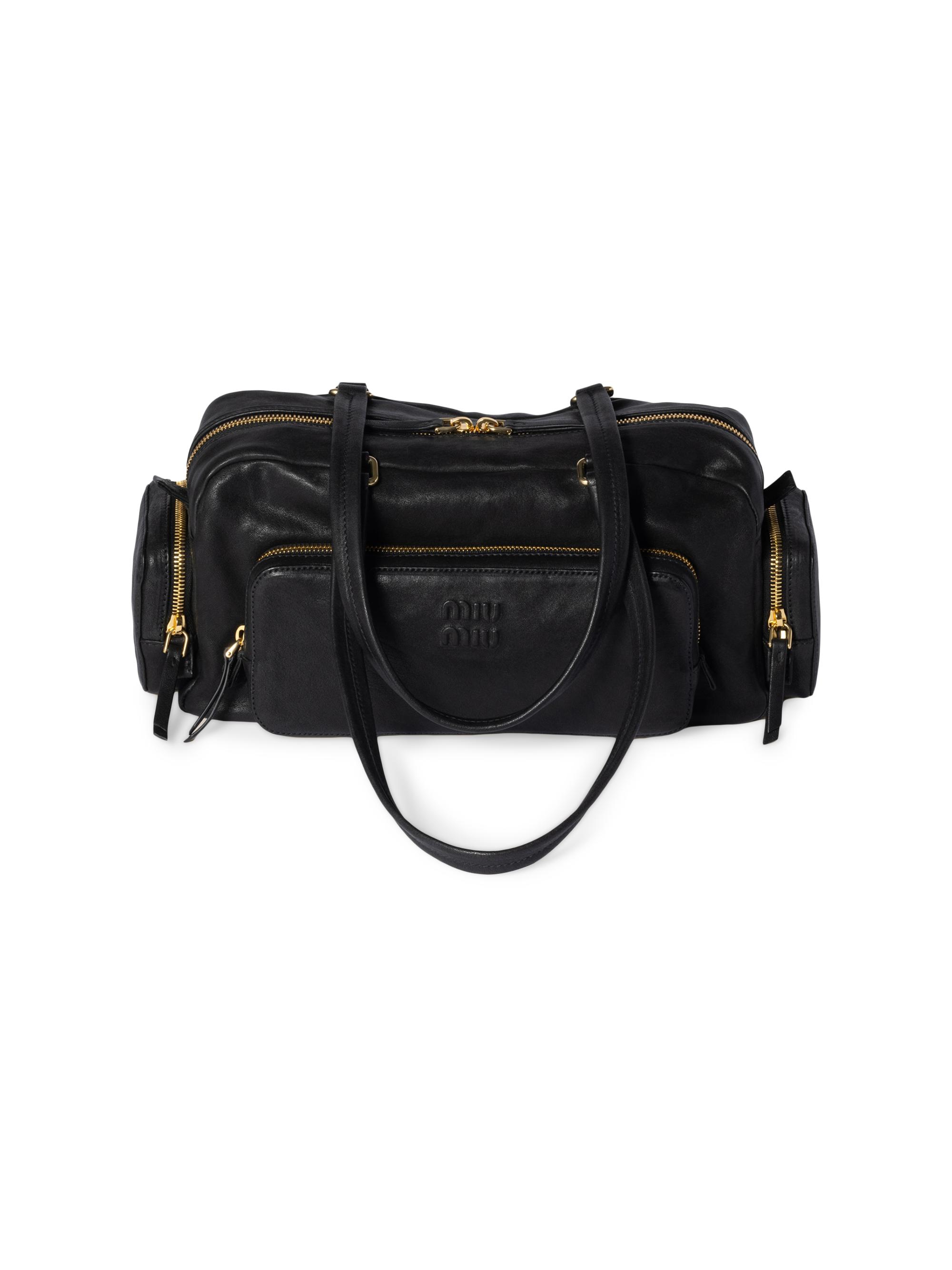 Miu Miu Pocket Nappa Leather Shoulder Bag | Saks Fifth Avenue