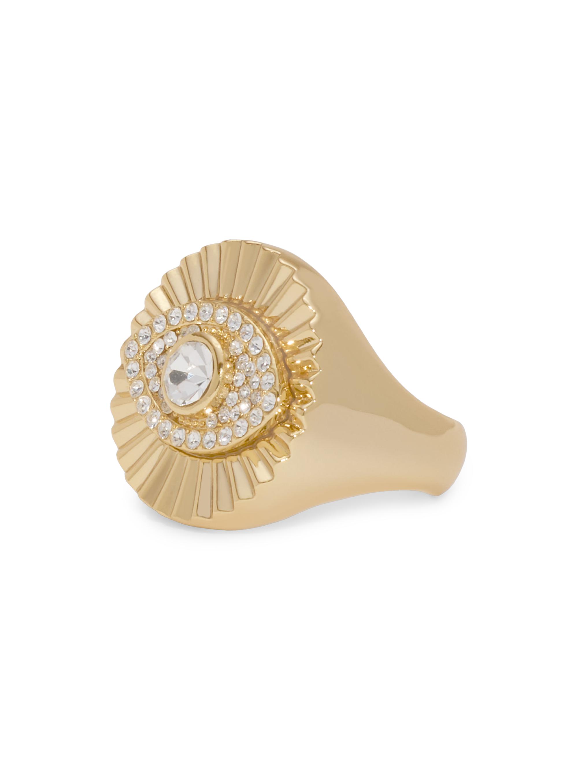 Ramy Brook Women's Celia Goldtone & Cubic Zirconia Ring - Gold