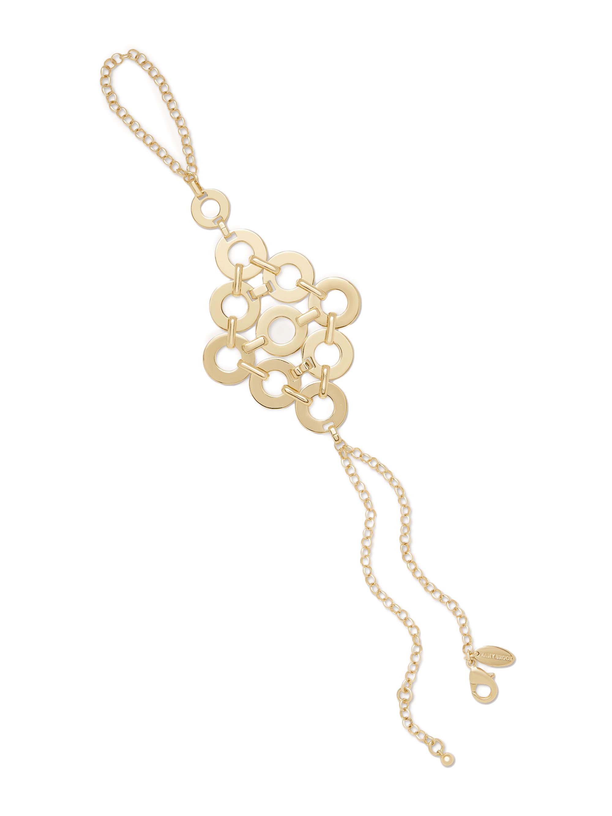 Ramy Brook Women's Ring Link Helen Goldtone Ring & Bracelet - Gold