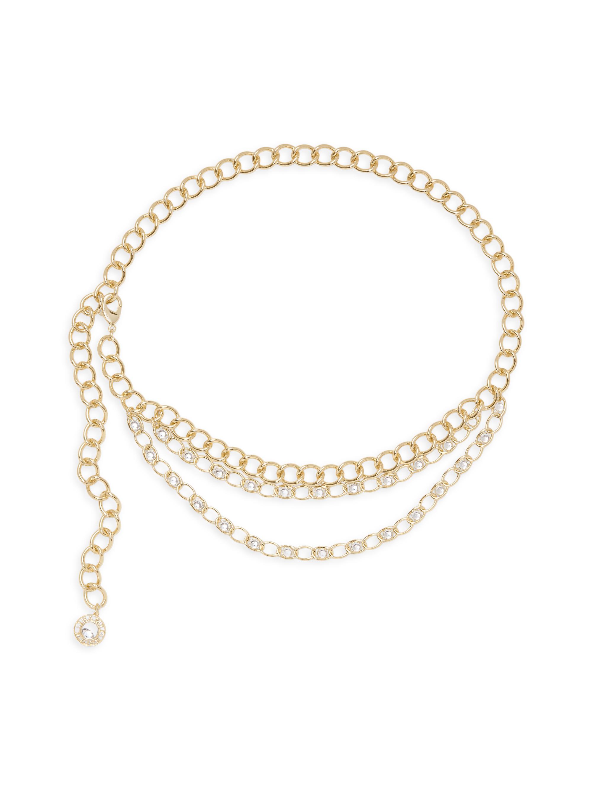Ramy Brook Women's Glass Chain Jewelry Dominika Chain Belt - Gold