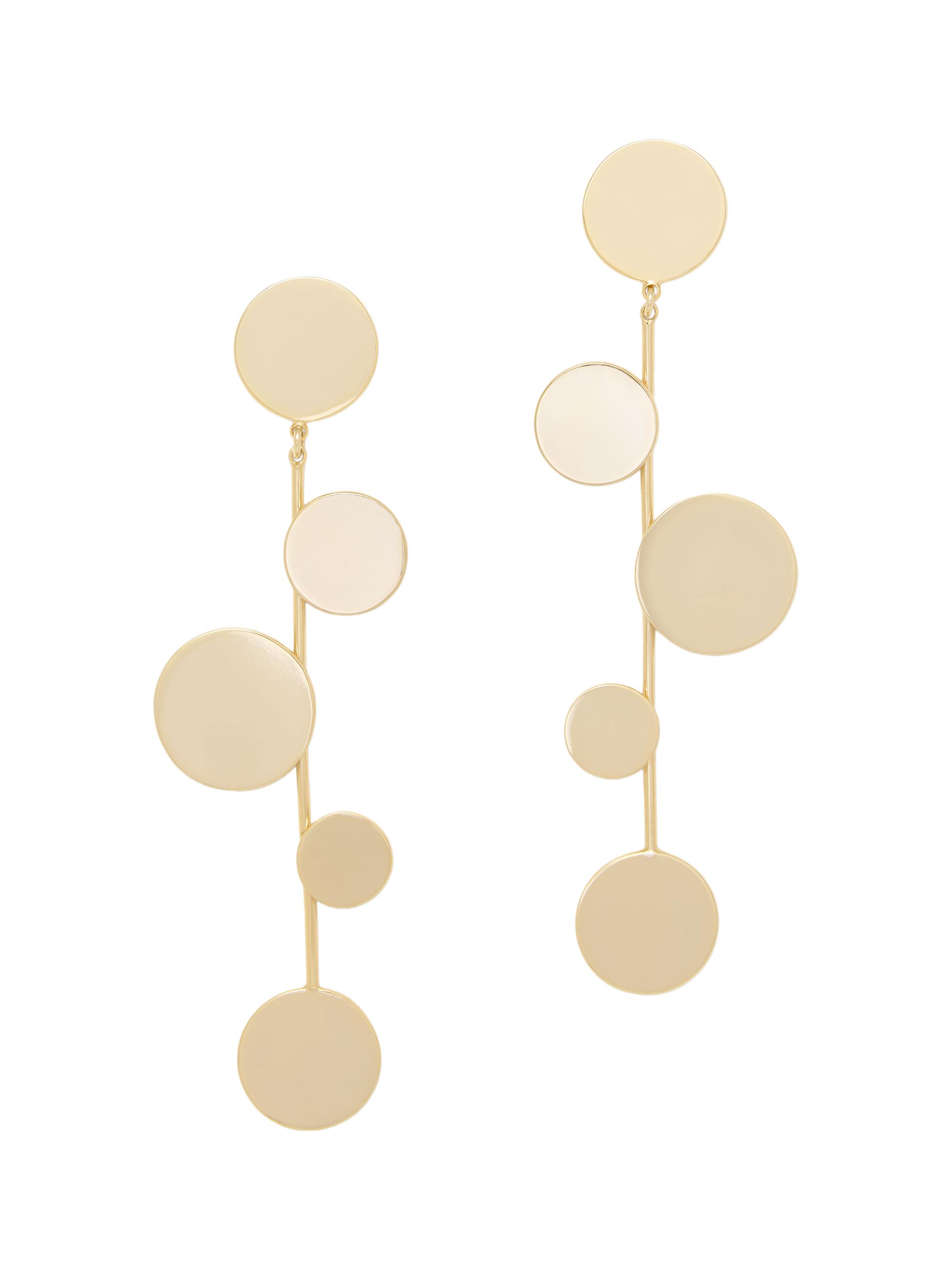 Ramy Brook Women's Sparkle Dot Tia Goldtone Drop Earrings - Gold