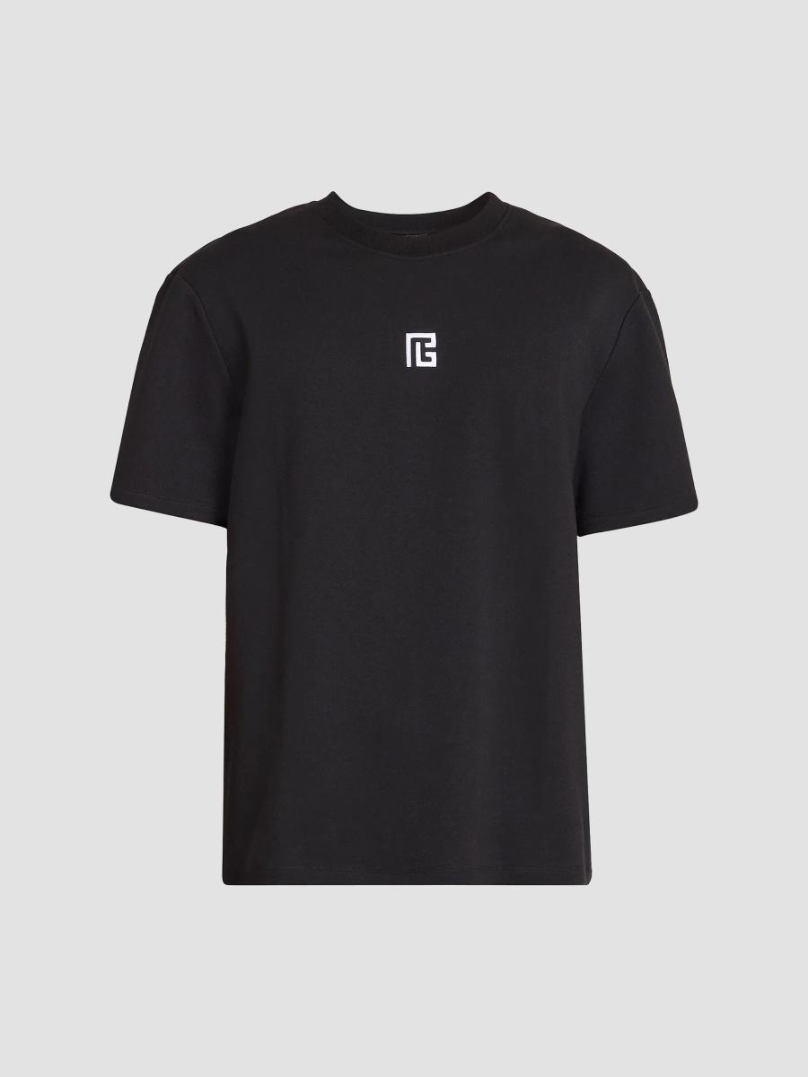 Balmain Logo Crewneck T-Shirt | Saks Fifth Avenue