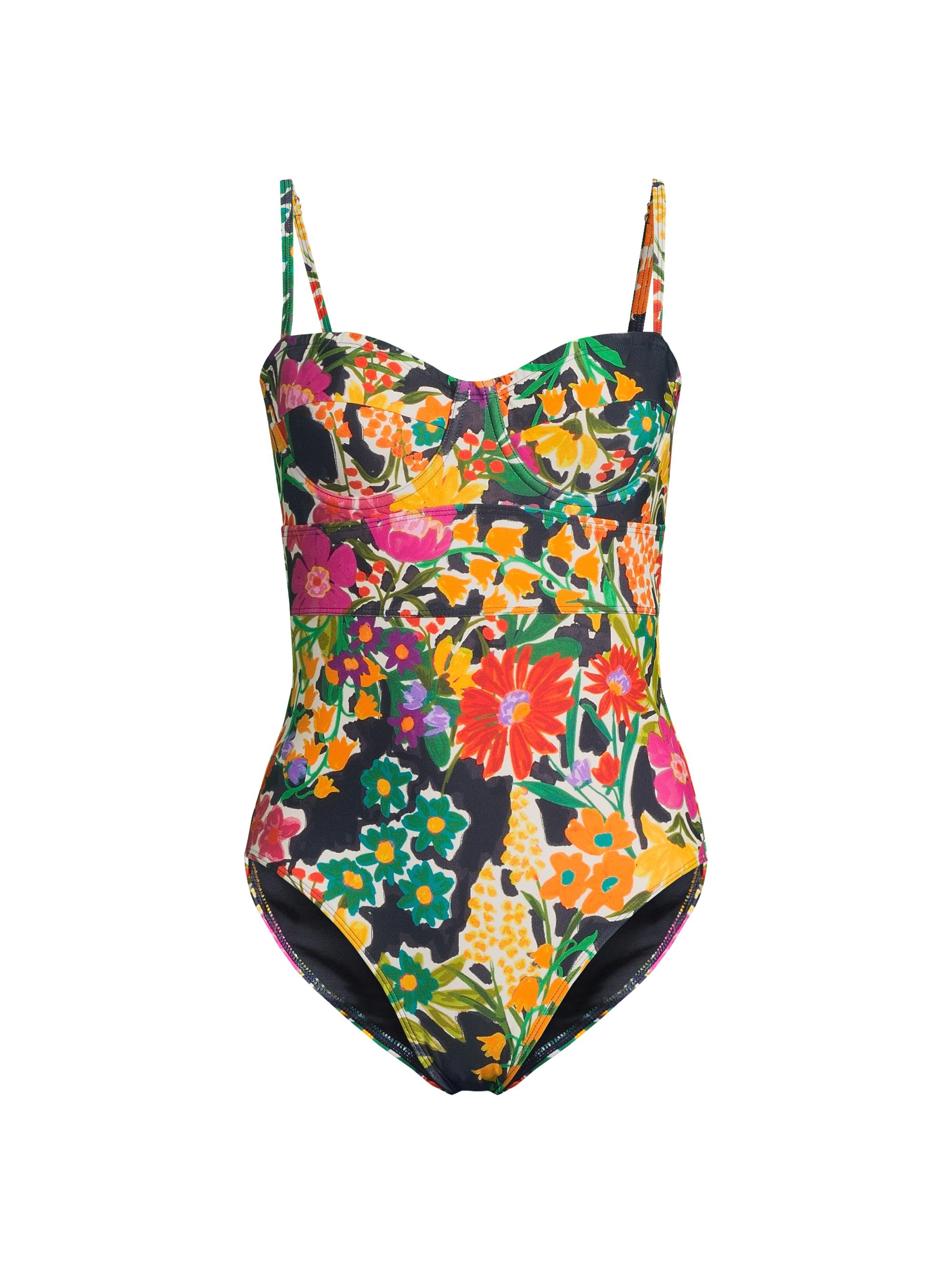 Change of Scenery Women's Anabel Floral One-Piece Swimsuit - Gardenia
