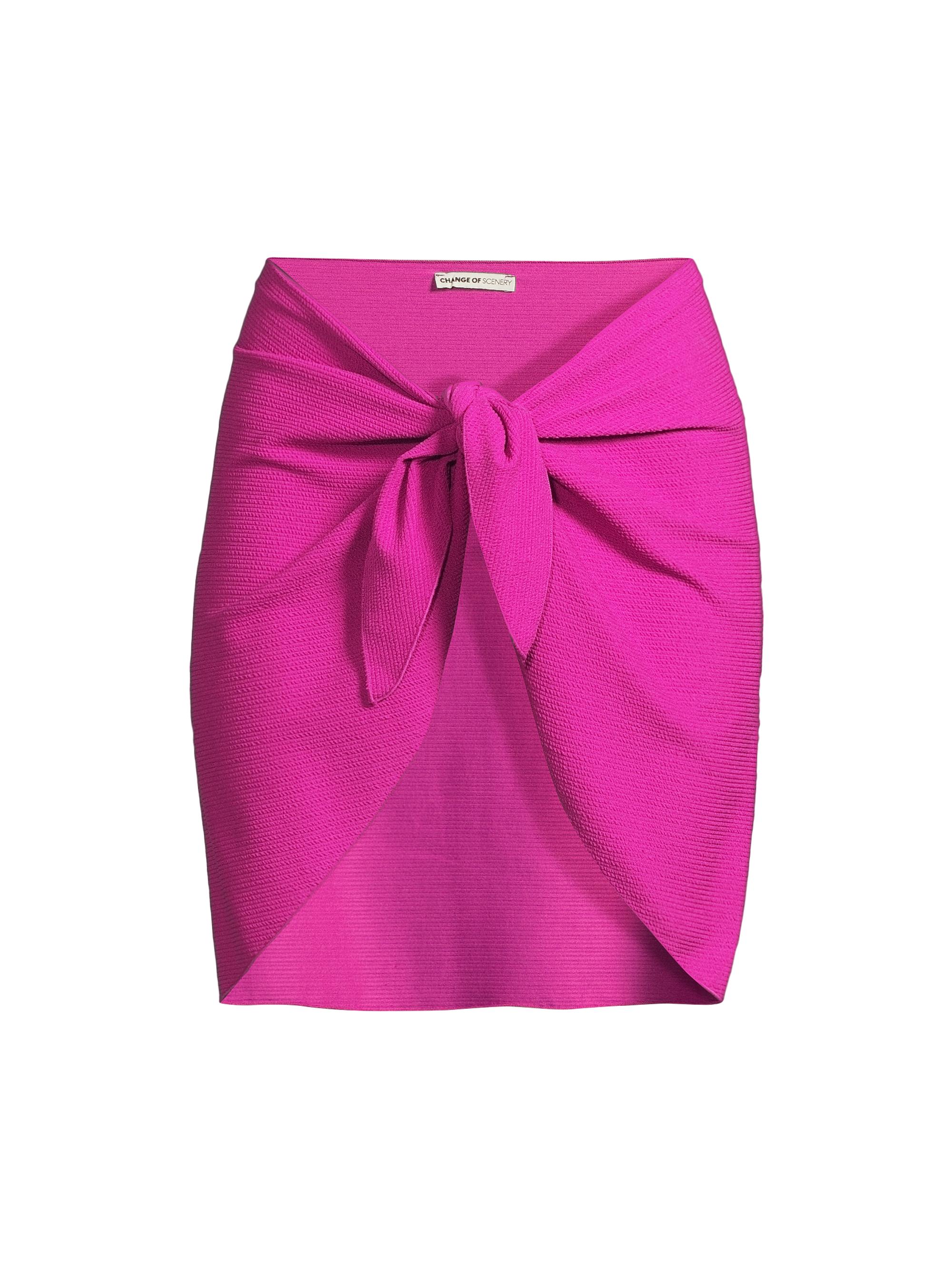 Change of Scenery Women's Liv Tie-Waist Sarong - Plum Texture