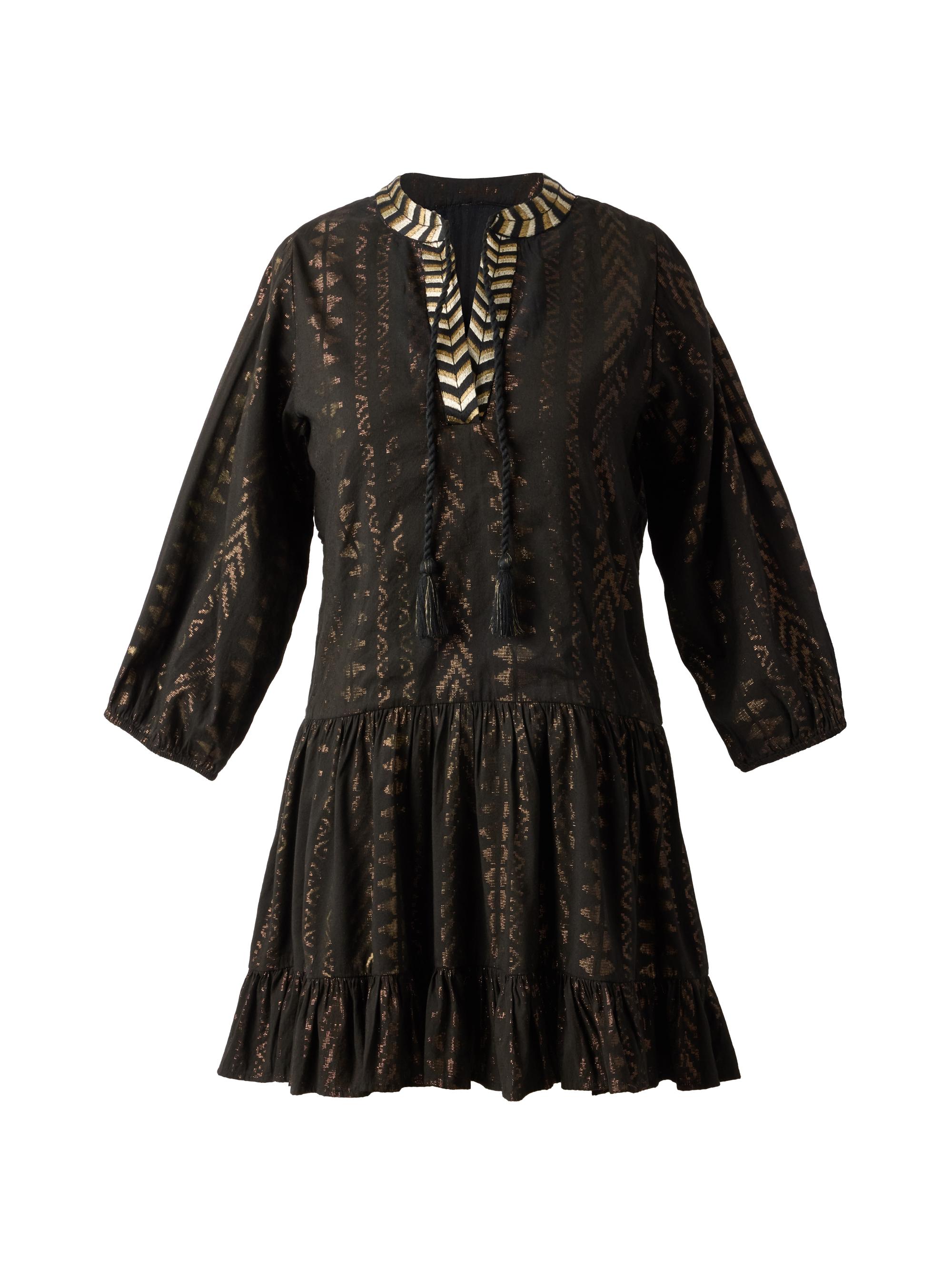 Miraclesuit Swim Women's Beach Etc. Cotton-Blend Jacquard Minidress - Black