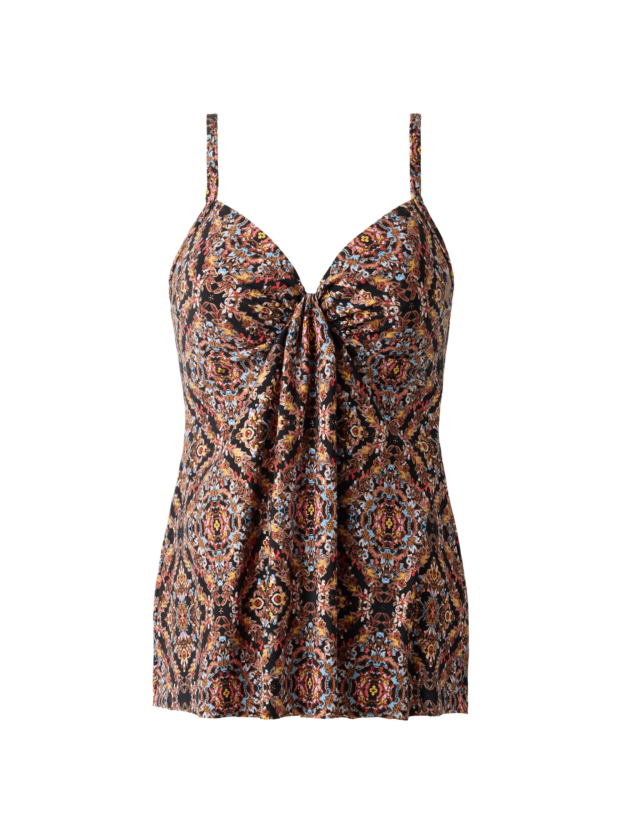 Miraclesuit Swim Women's Scandale Marina Abstract Swimsuit - Black Multi