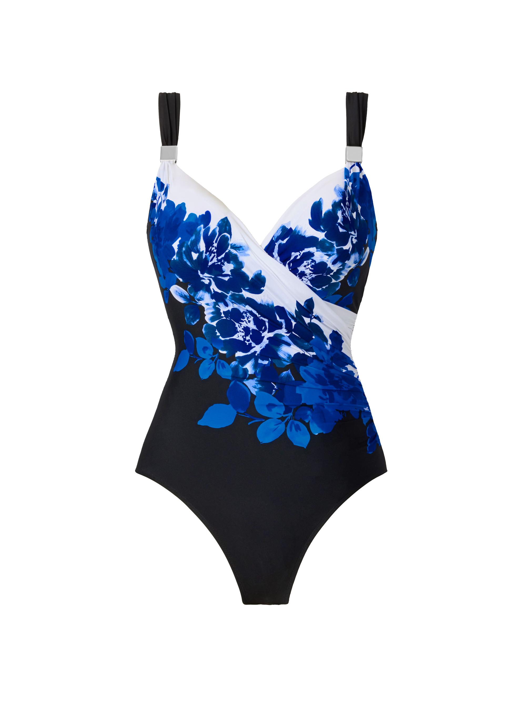 Miraclesuit Swim Women's Ombra Fiore Siren Floral Swimsuit - Black Multi