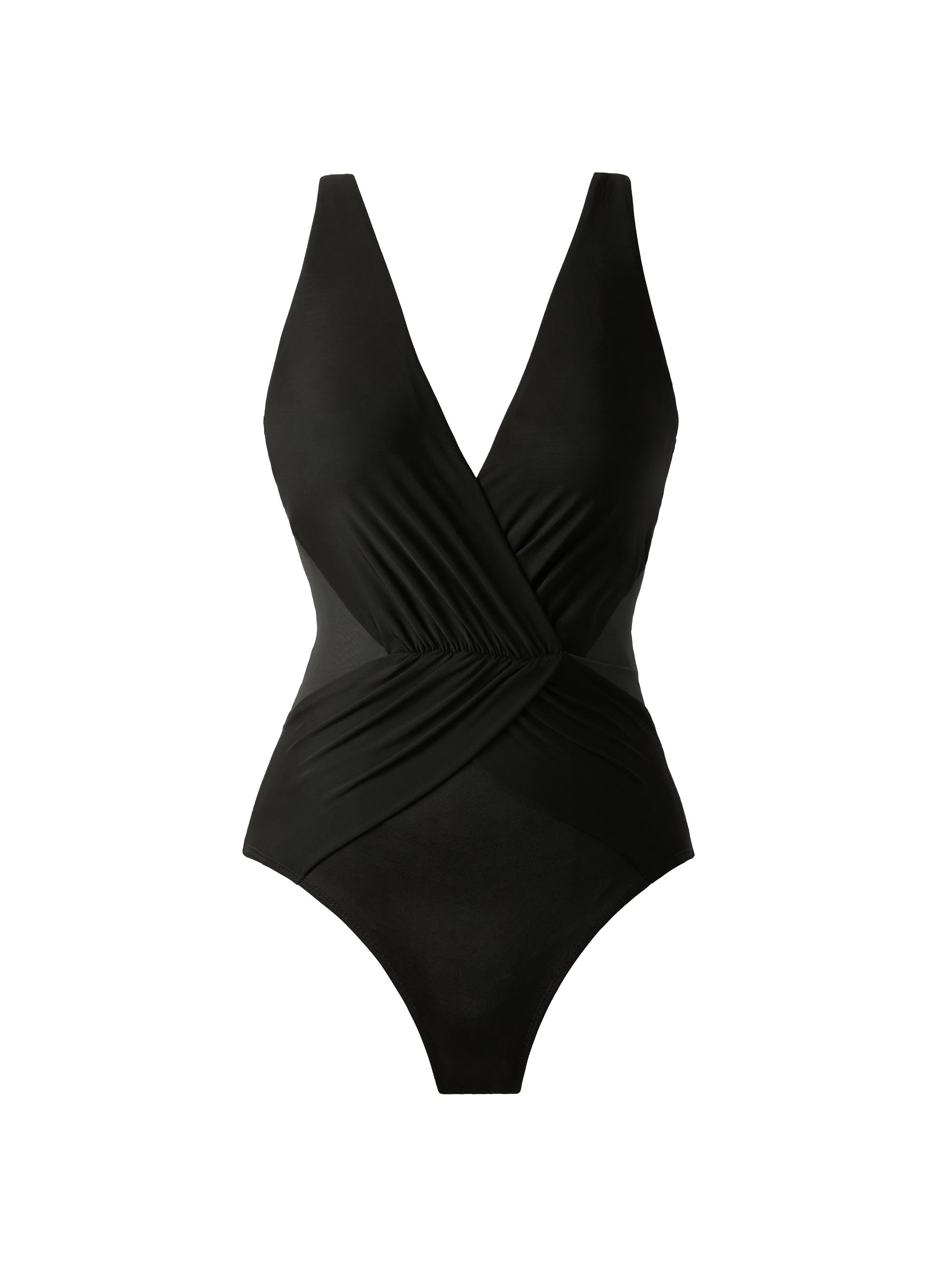 Miraclesuit Swim Women's Illusionists Ibiza Gathered Bodysuit - Black | Thumbnail 5